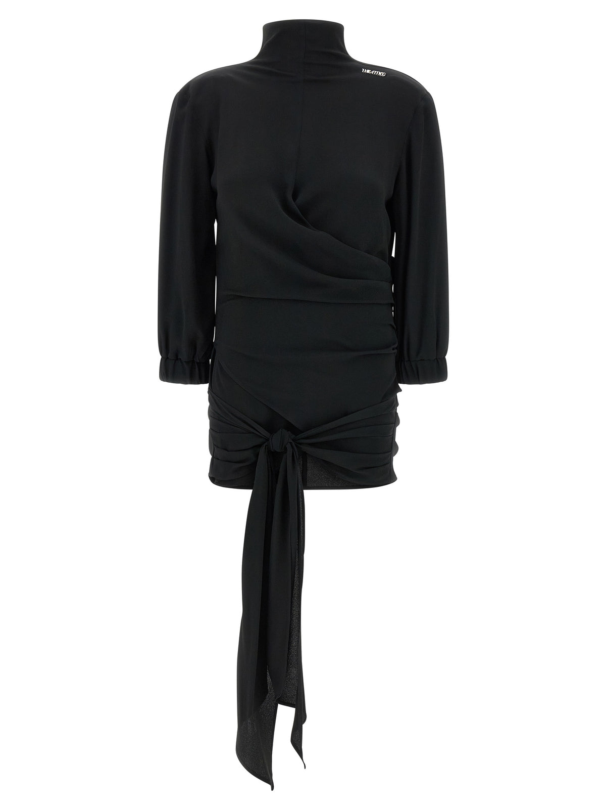 The Attico Black Acetate Tank Women's Tops