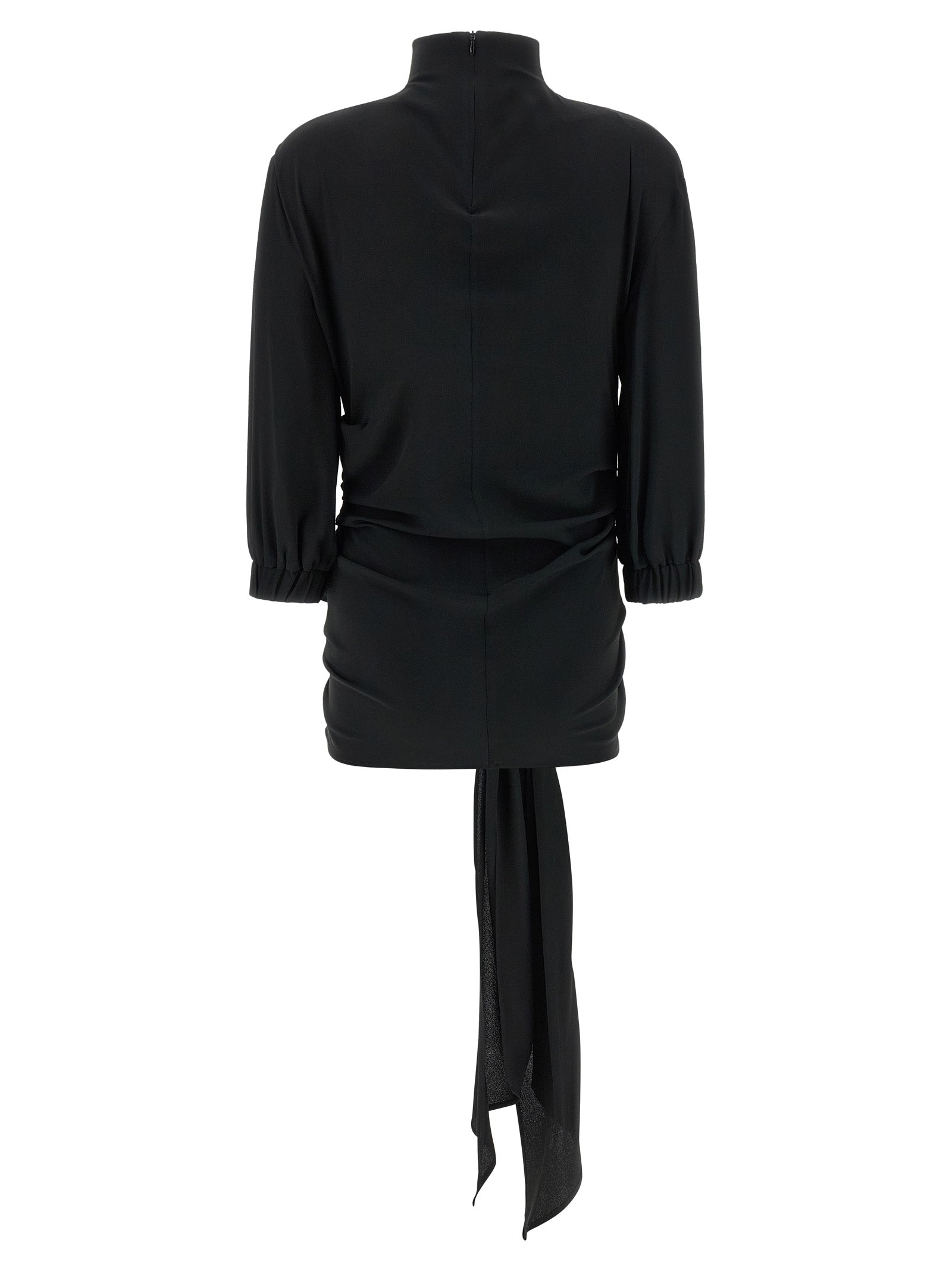 The Attico Black Acetate Tank Women's Tops