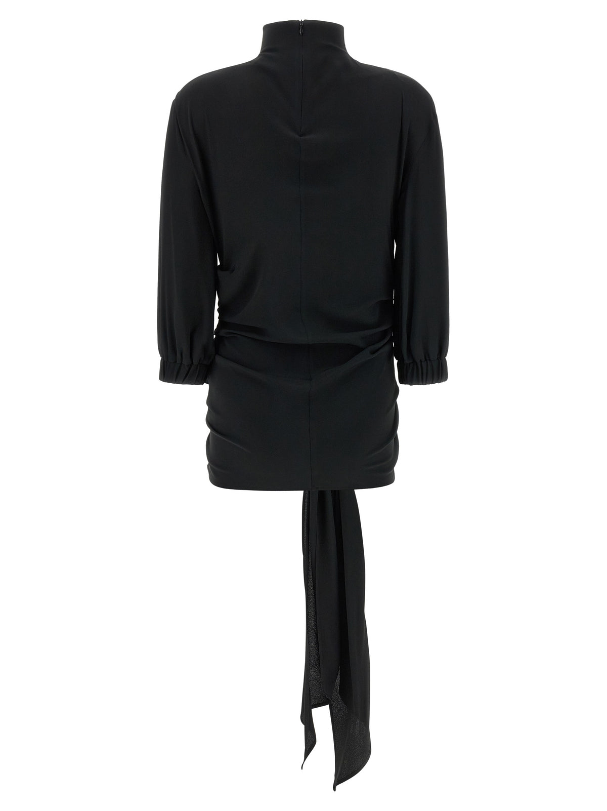 The Attico Black Acetate Tank Women's Tops