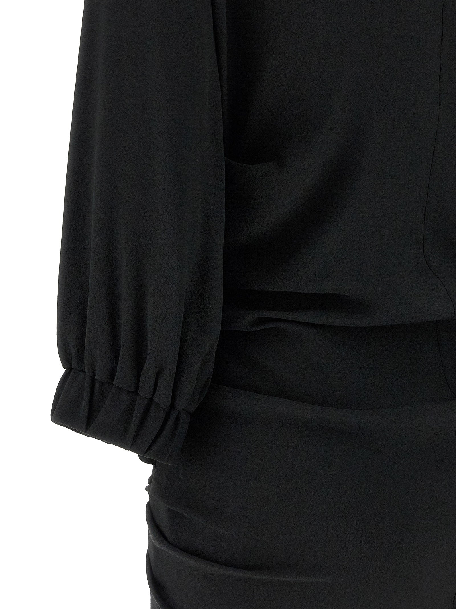 The Attico Black Acetate Tank Women's Tops