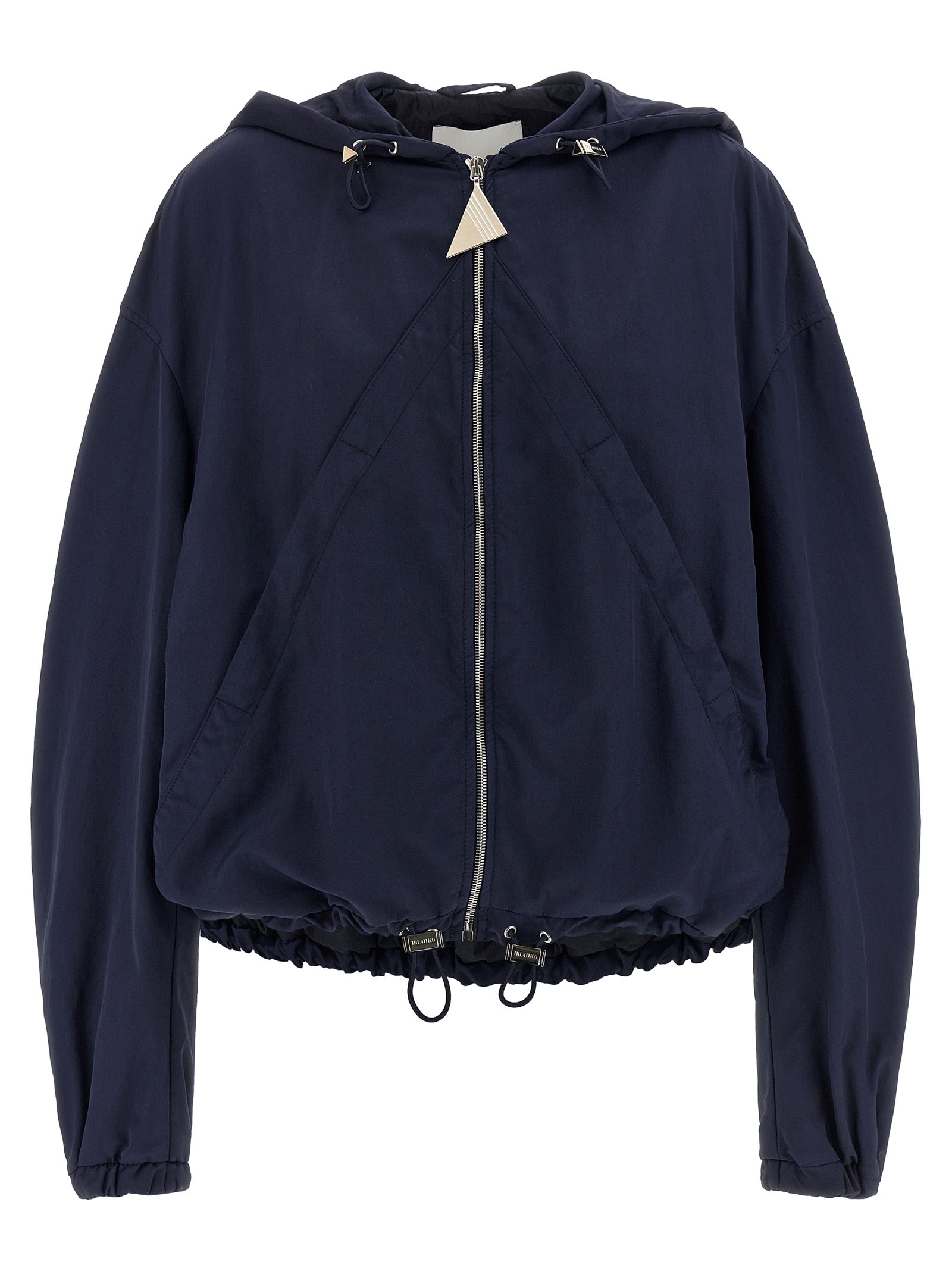 The Attico Blue Polyamide Women's Bomber