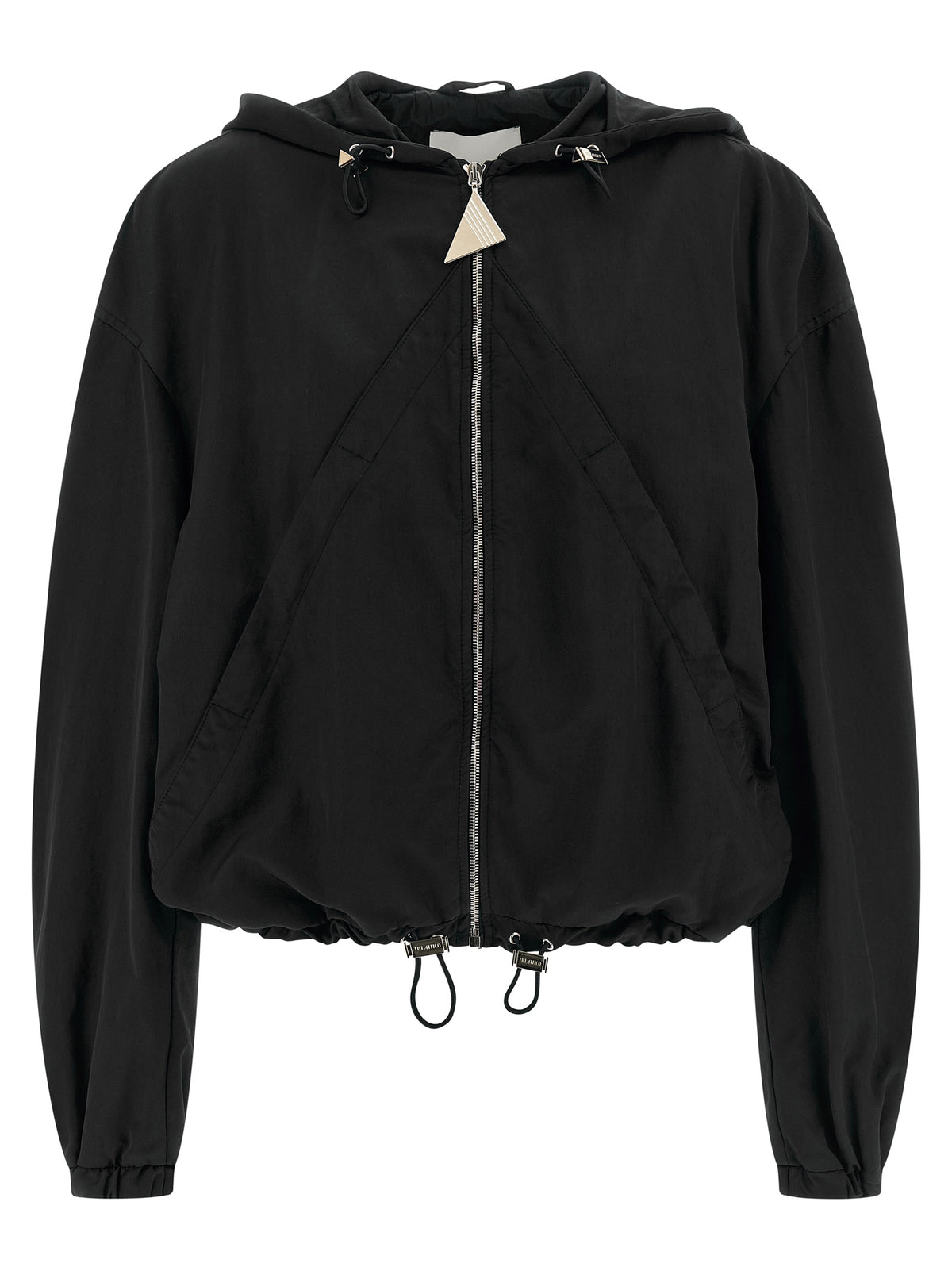 The Attico Black Polyester Women's Bomber