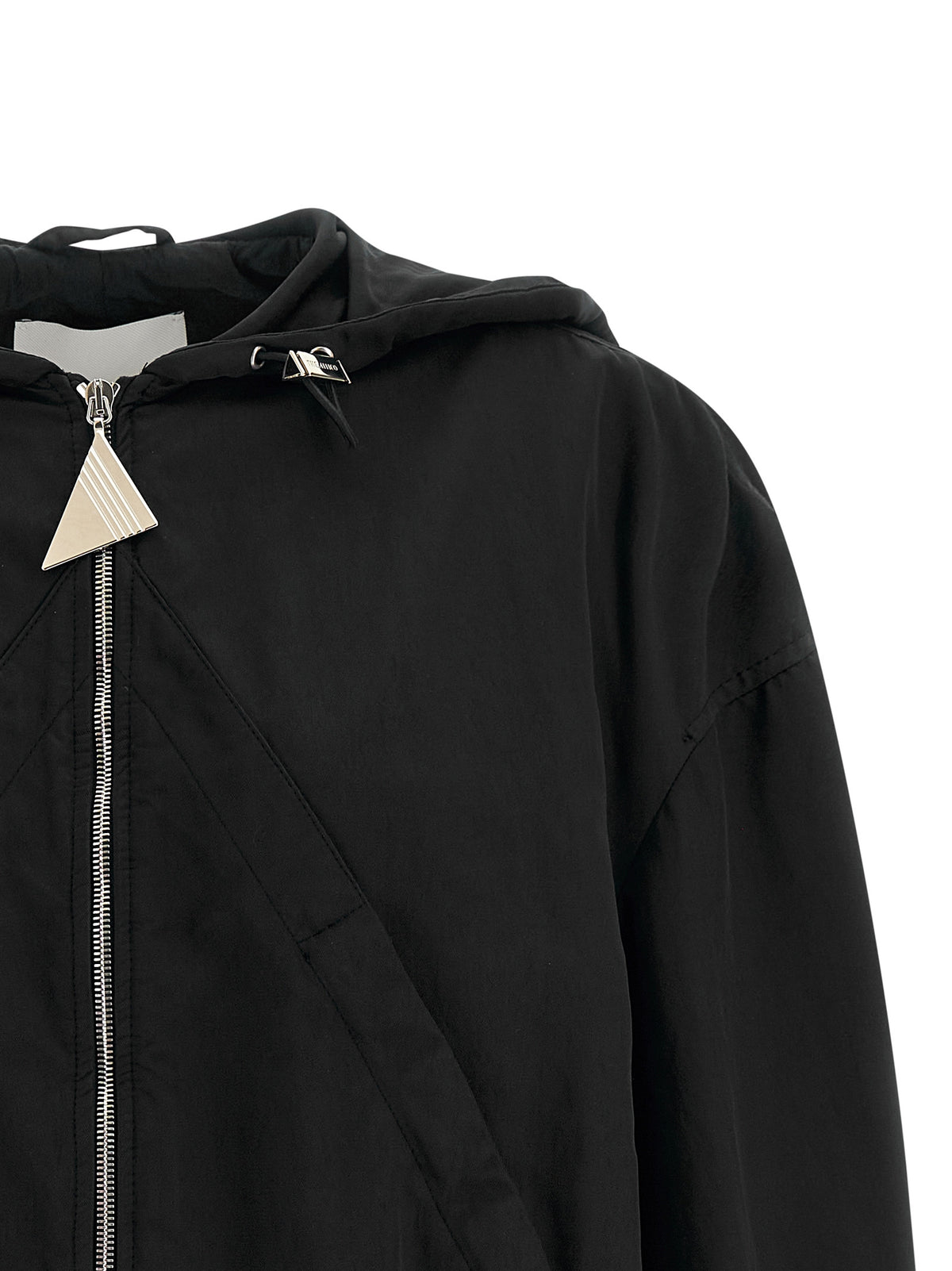 The Attico Black Polyester Women's Bomber