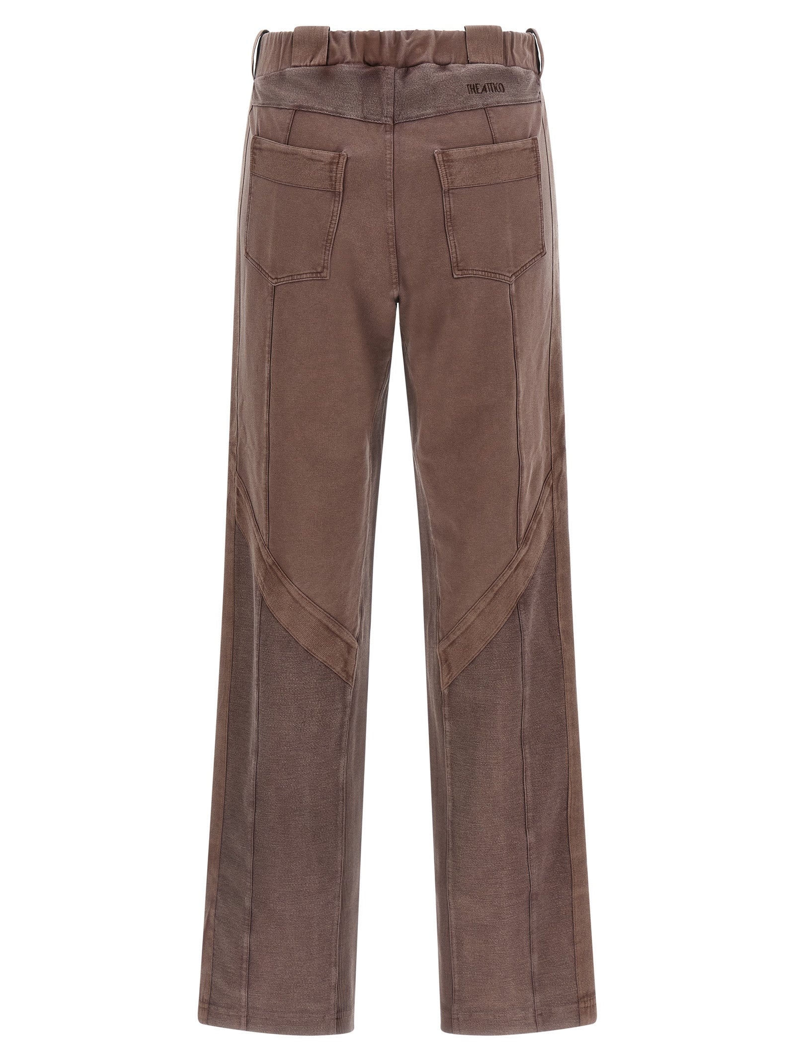 The Attico Brown Cotton Casual Women's Pants