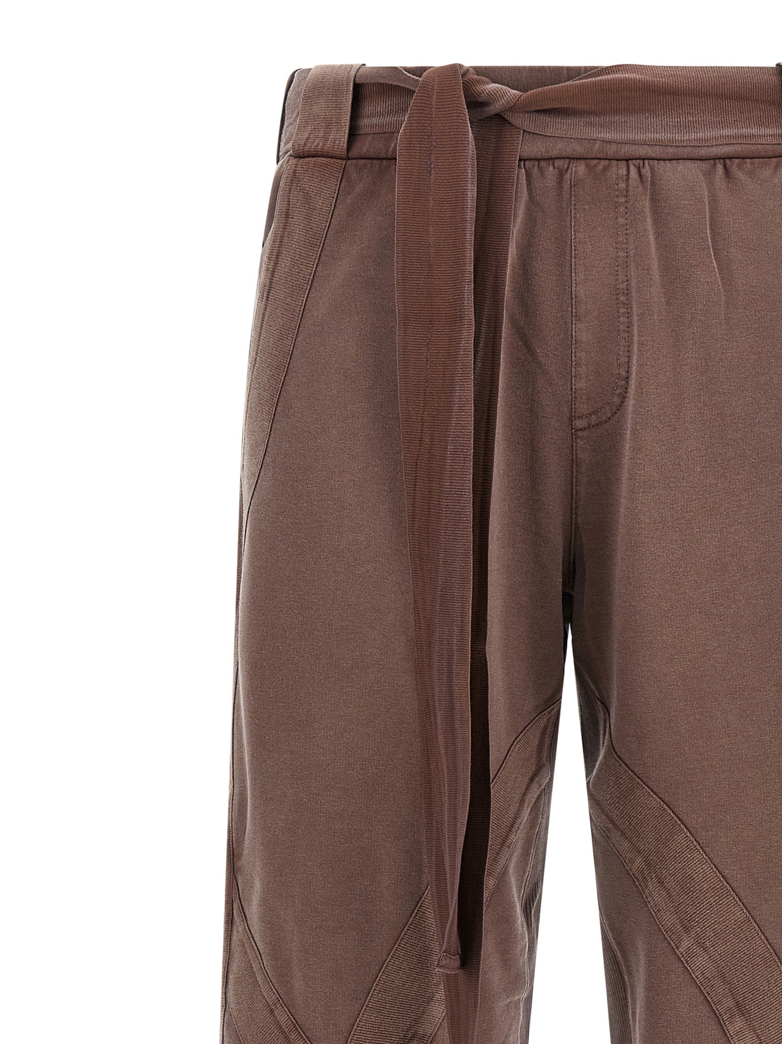 The Attico Brown Cotton Casual Women's Pants