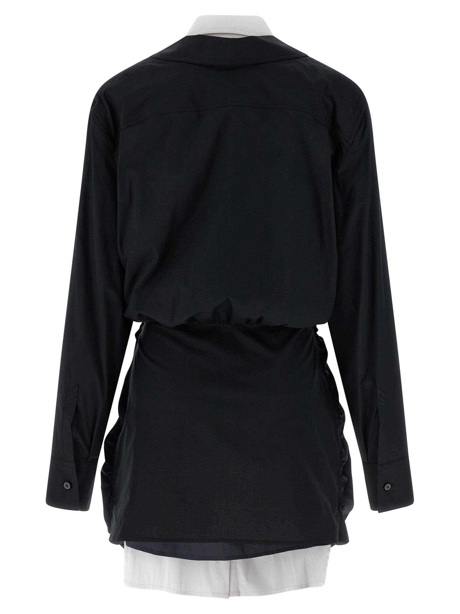The Attico Bicolor Cotton Short Women's Dress