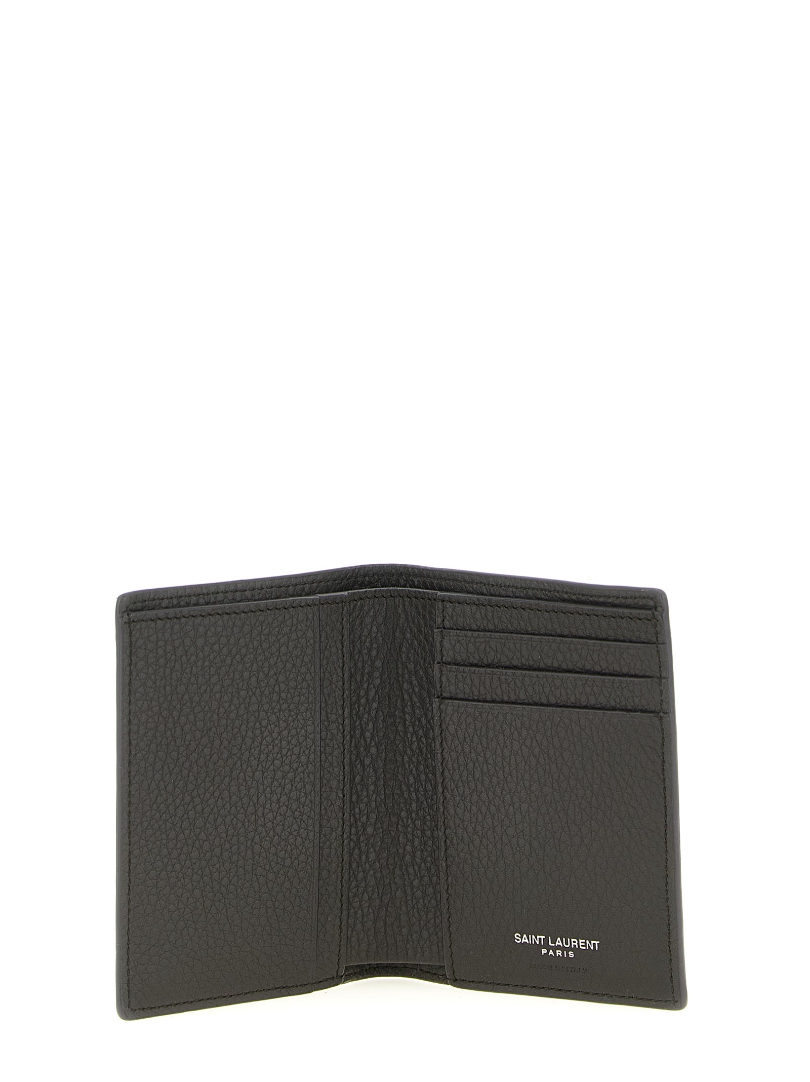 Saint Laurent Brown Calfskin Leather Men's Wallet