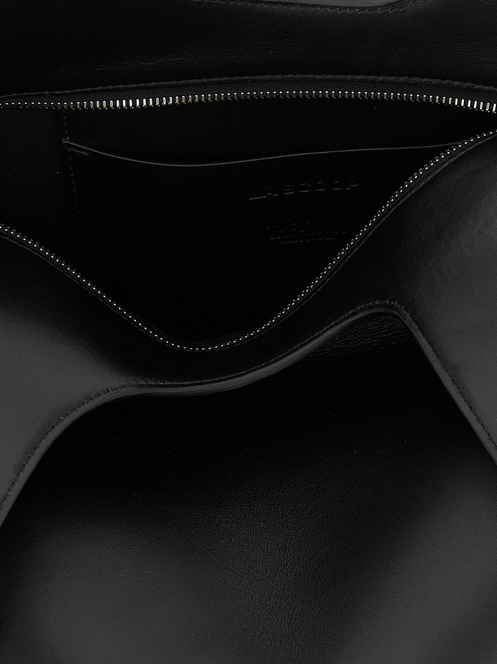 The Attico Black Calfskin Shoulder Women's Bag