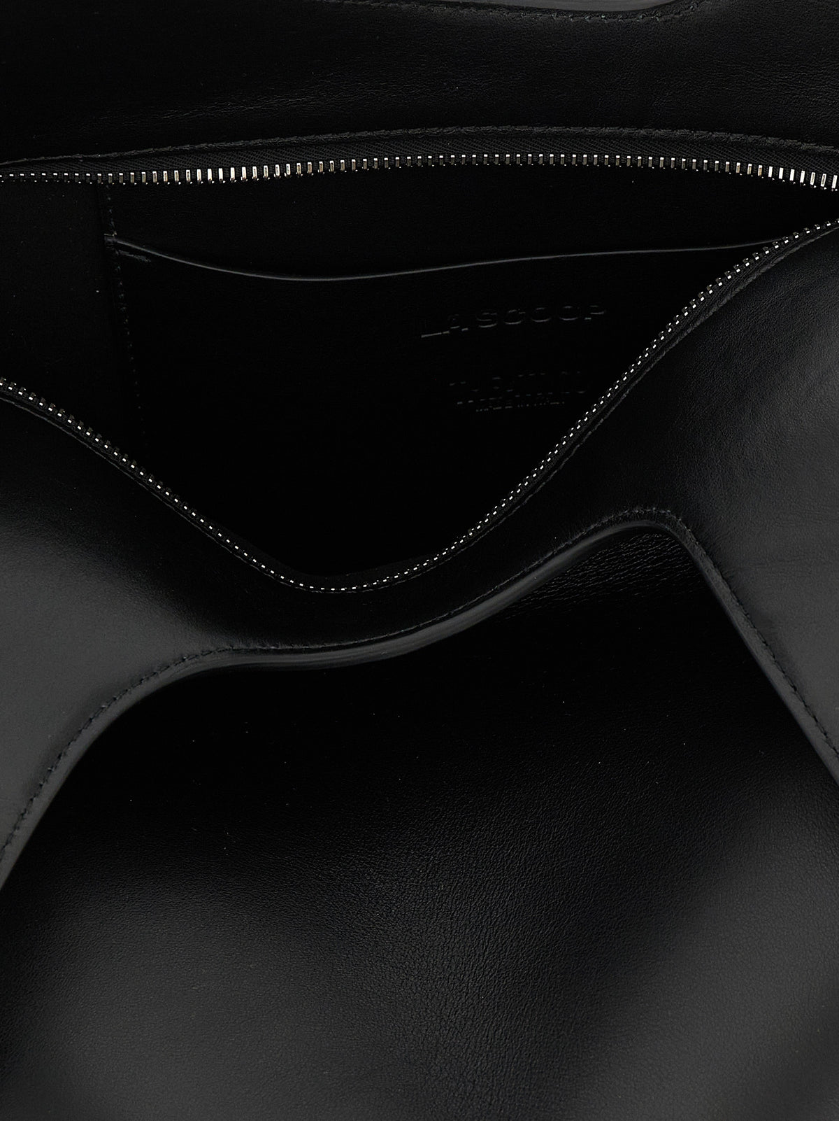 The Attico Black Calfskin Shoulder Women's Bag