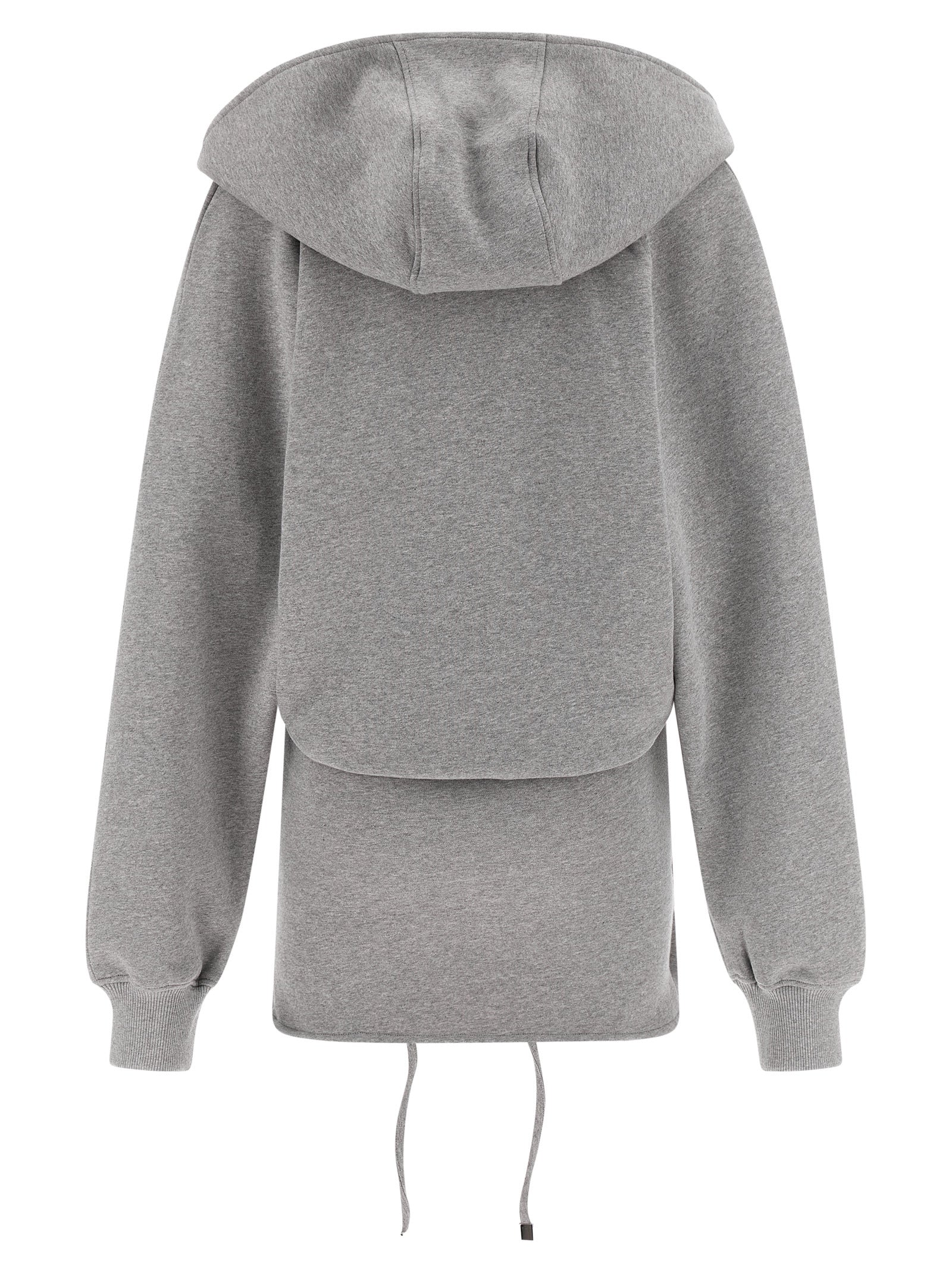 The Attico Gray Cotton Short Women's Dress