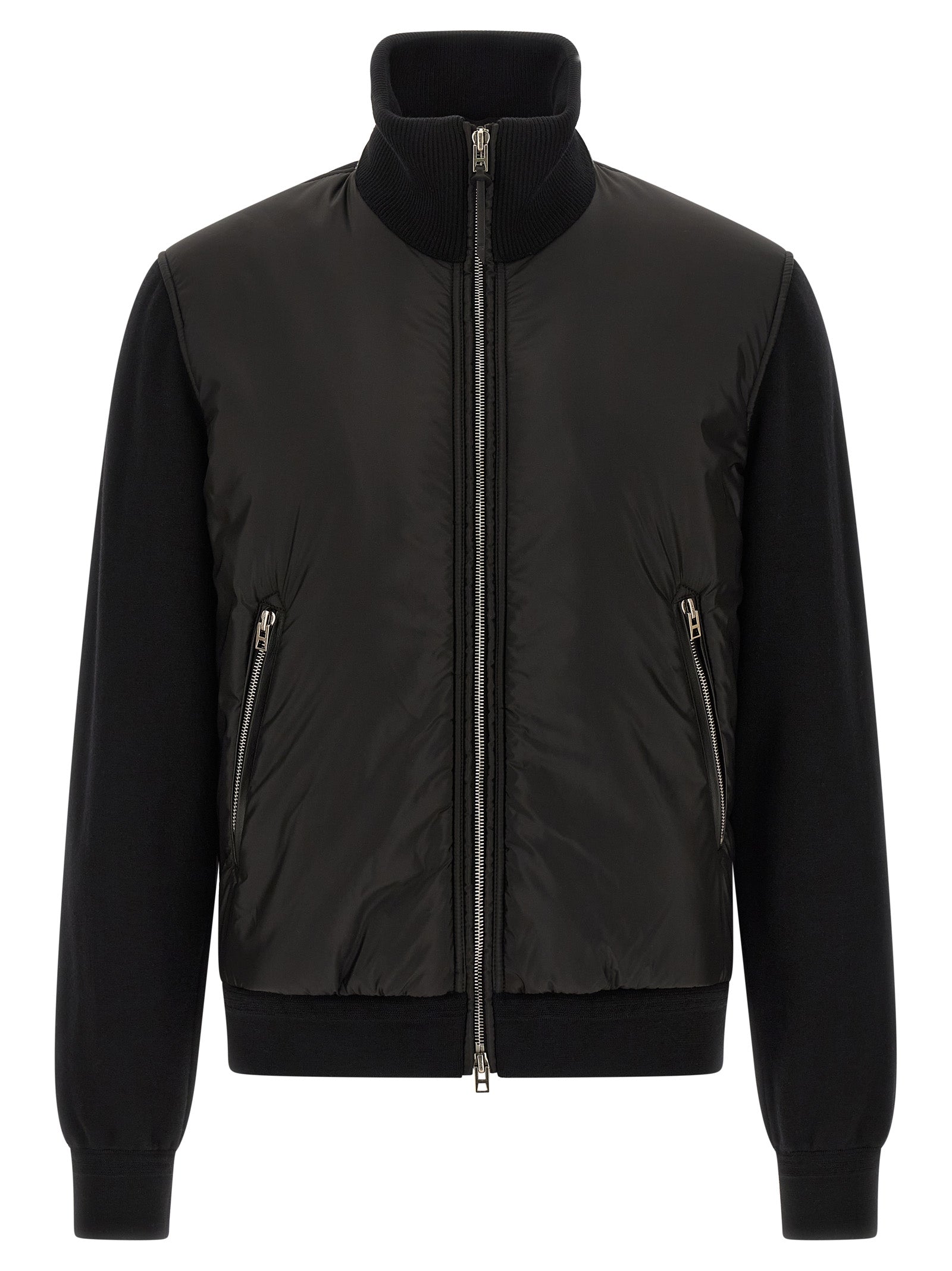 Tom Ford Black Wool Men's Bomber