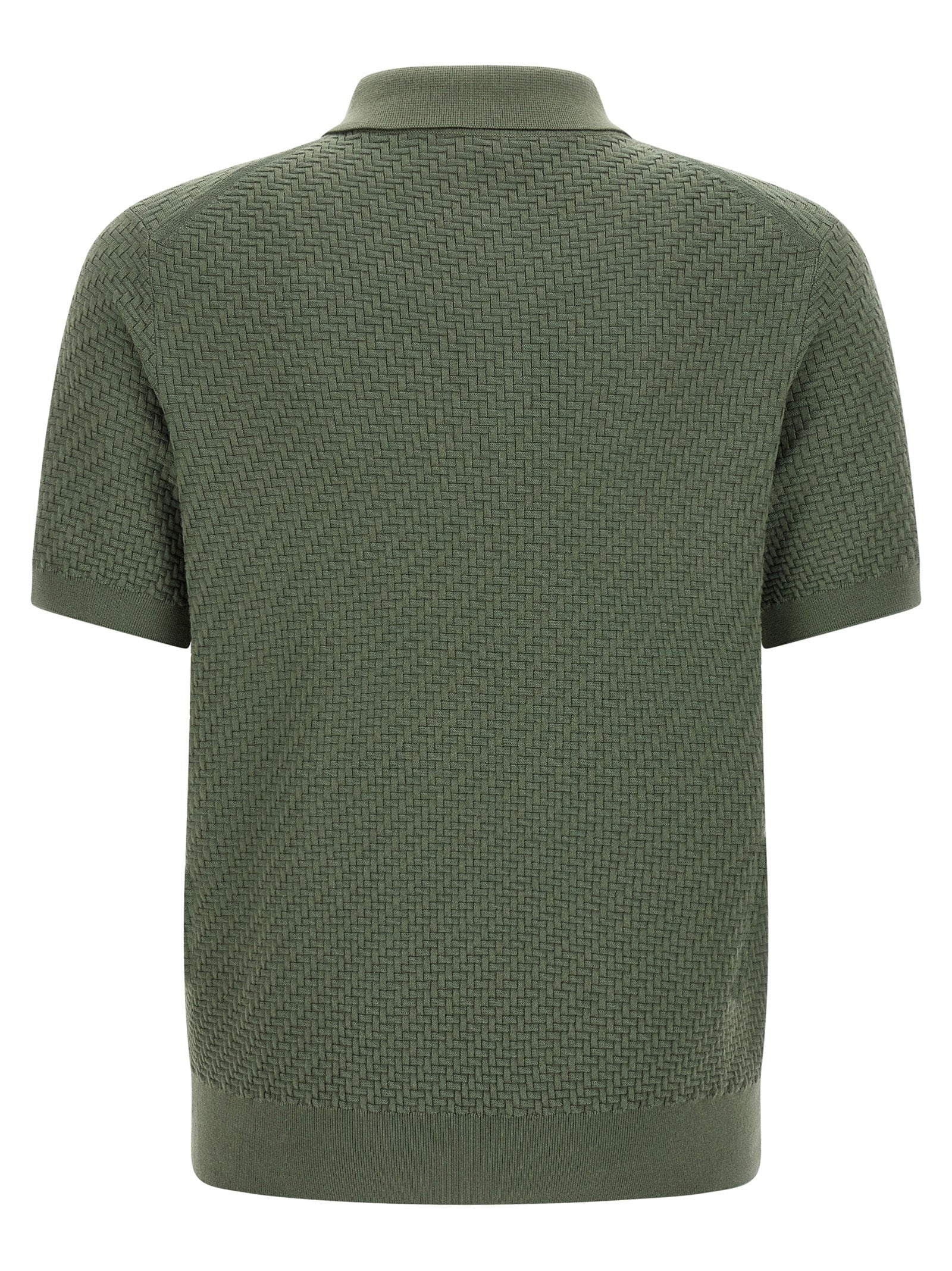Brioni Bicolor Cotton Polo Men's Shirt