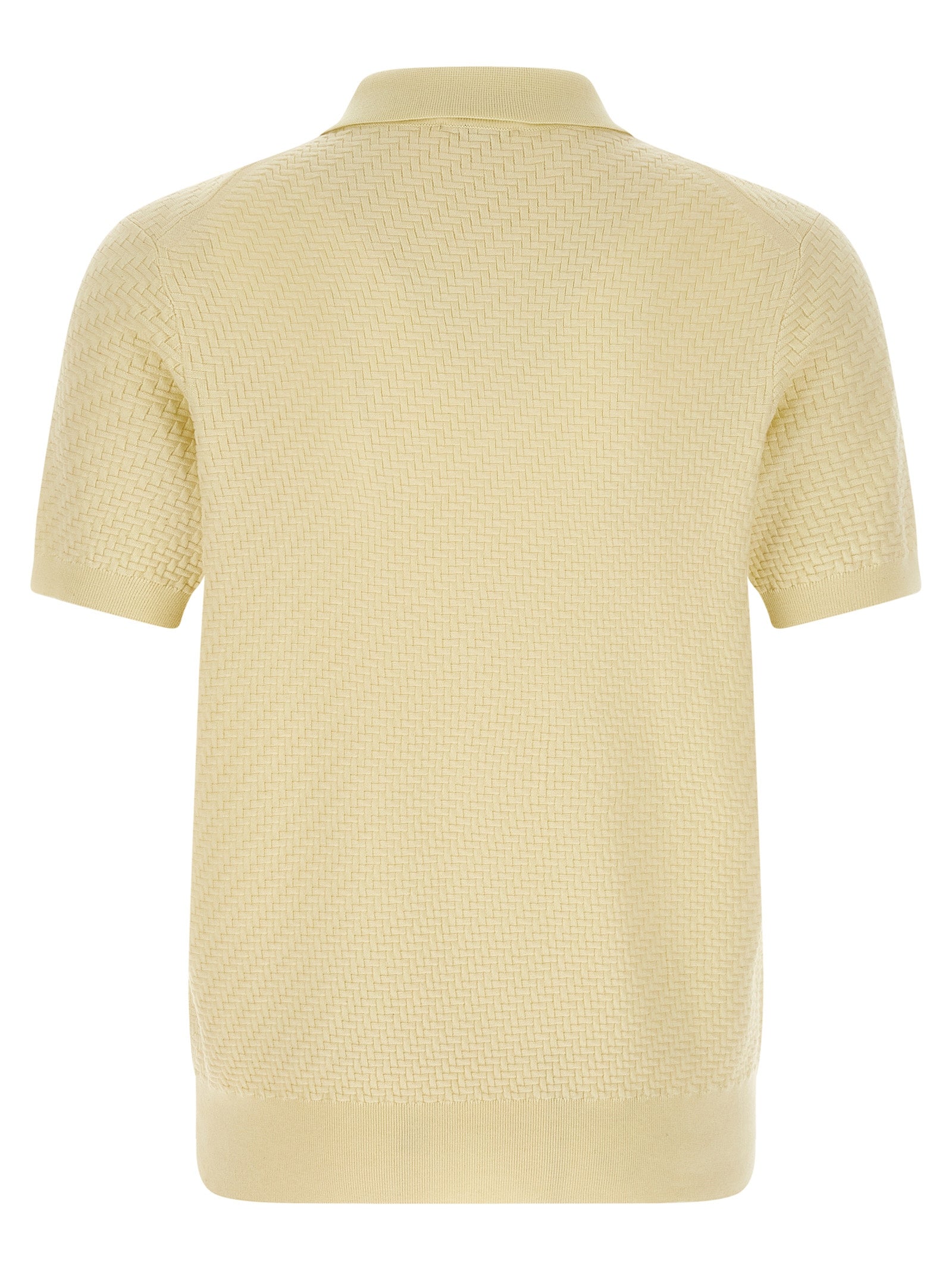 Brioni Bicolor Cotton Polo Men's Shirt