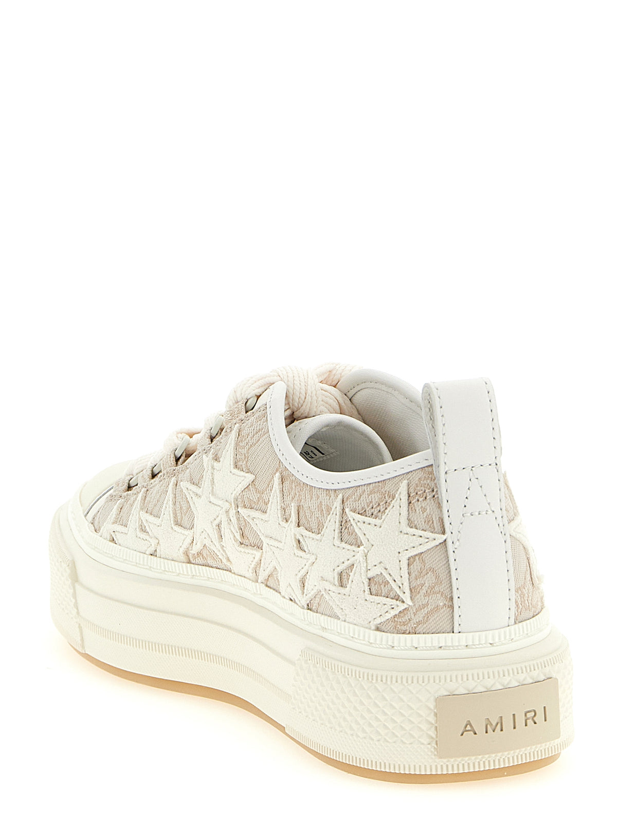 Amiri Beige Polyester Low Top Women's Sneakers