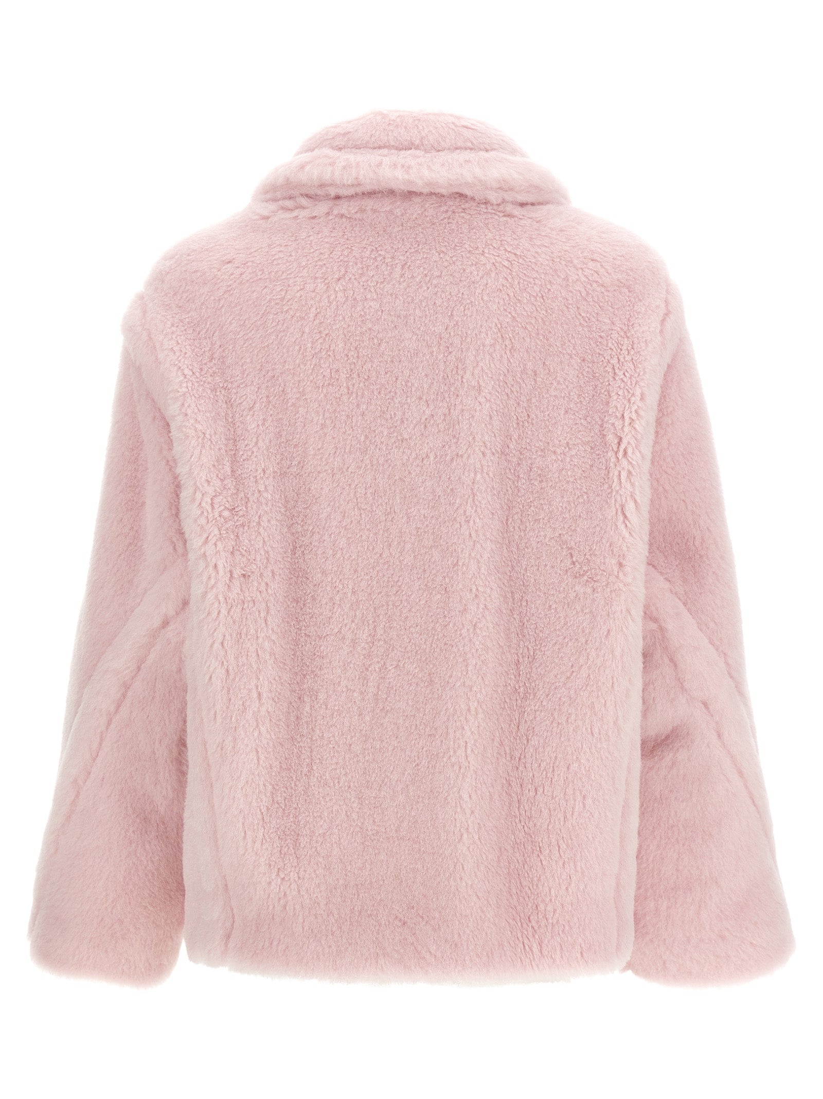 Max Mara Multicolor Alpaca Leather Women's Coat