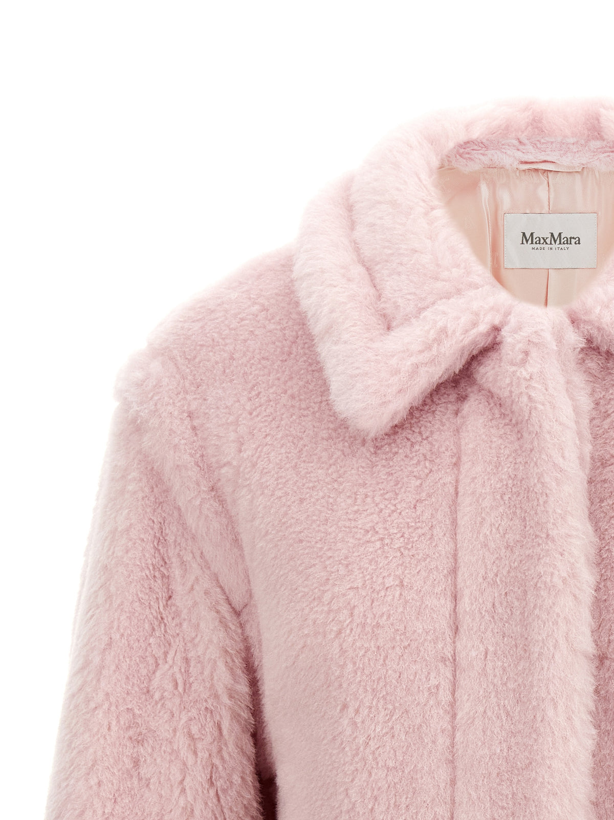 Max Mara Multicolor Alpaca Leather Women's Coat