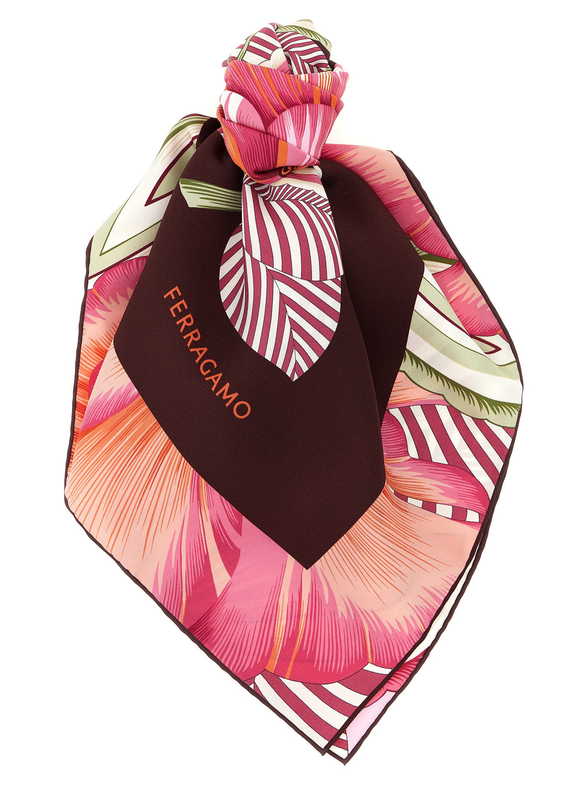 Ferragamo Multicolor Silk Women's Scarf