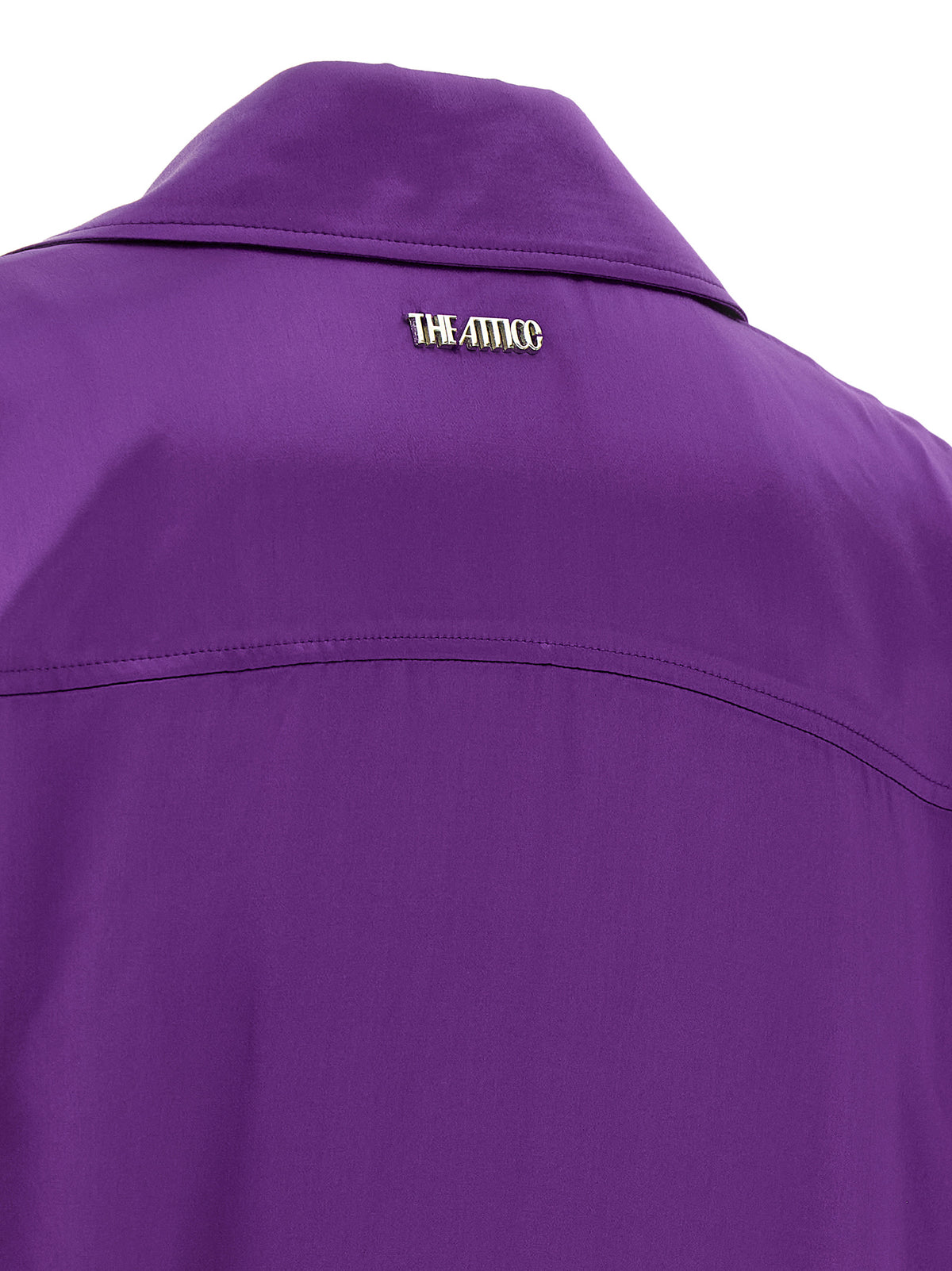 The Attico Purple Rayon Midi Women's Dress