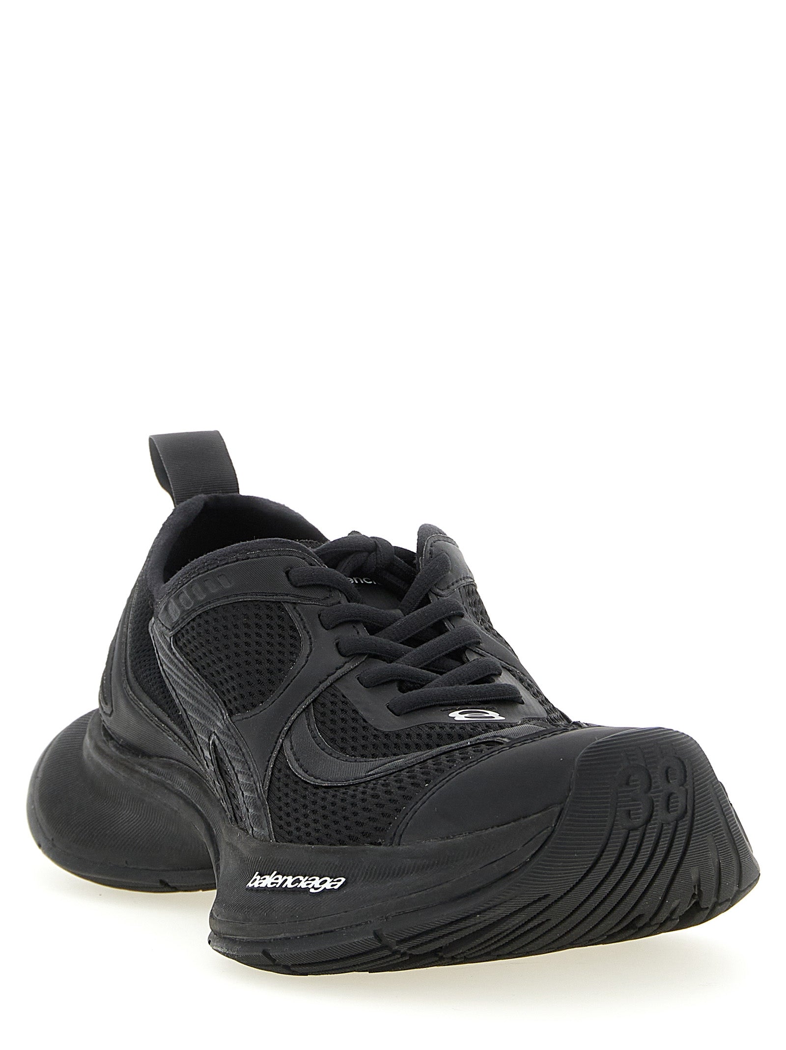 Balenciaga Black Polyester Athletic Women's Sneakers