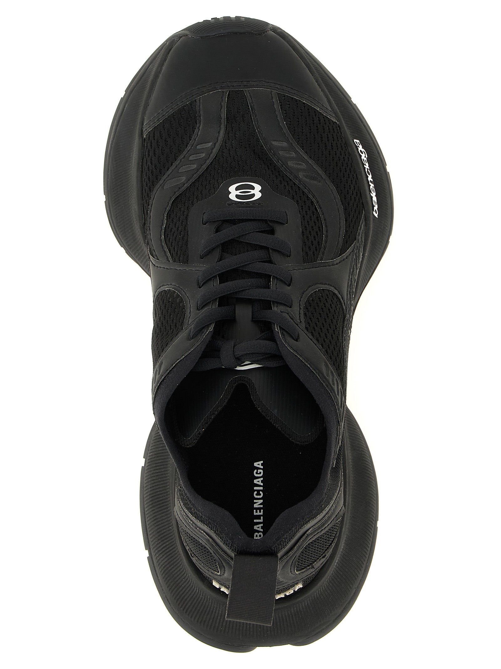Balenciaga Black Polyester Athletic Women's Sneakers