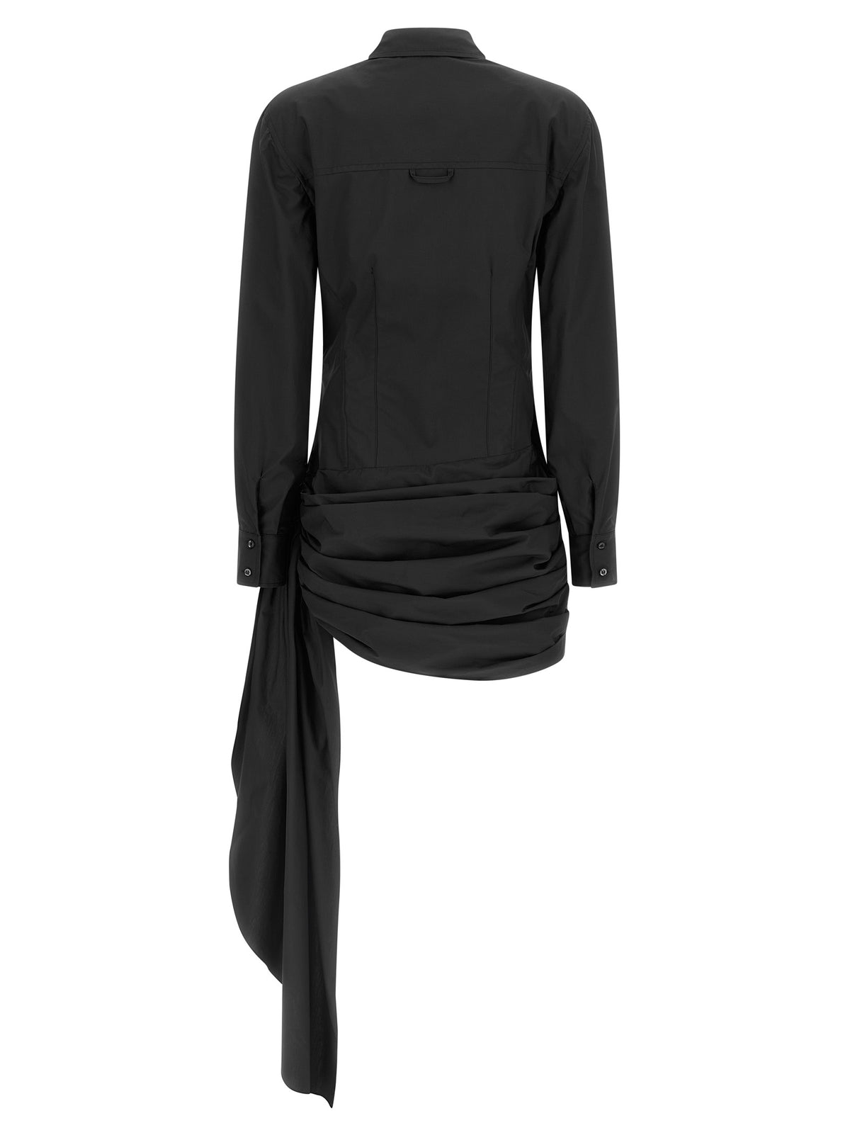 Giuseppe Di Morabito Black Cotton Short Women's Dress