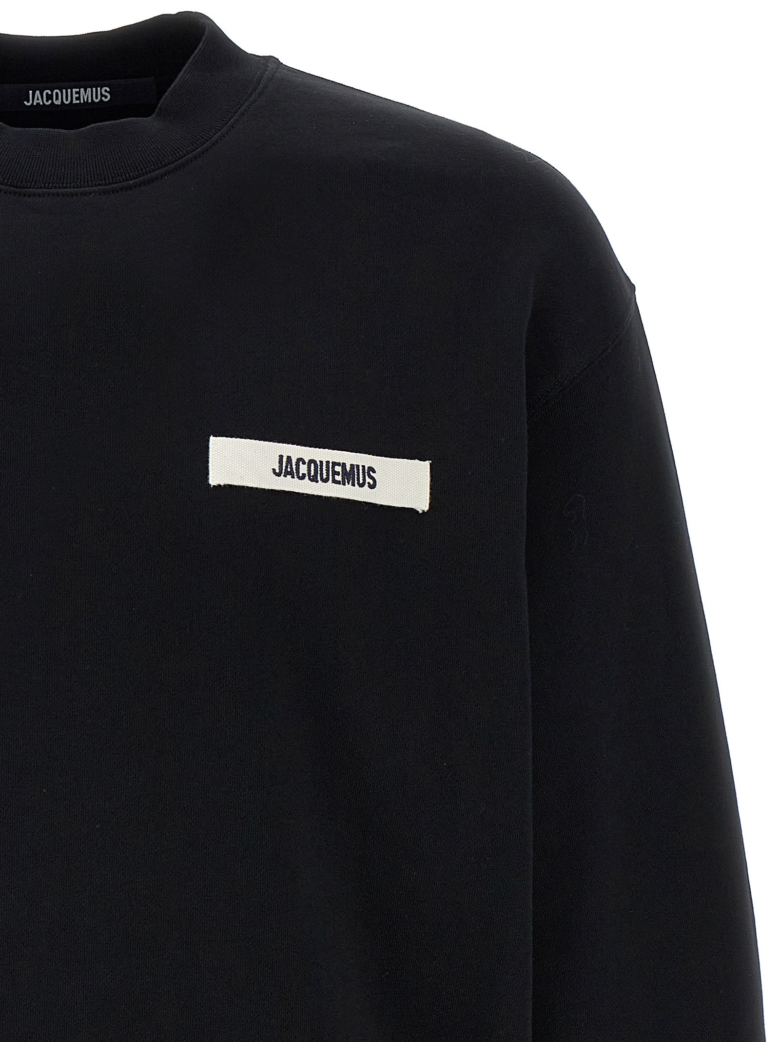 Jacquemus Black Cotton Men's Sweatshirt