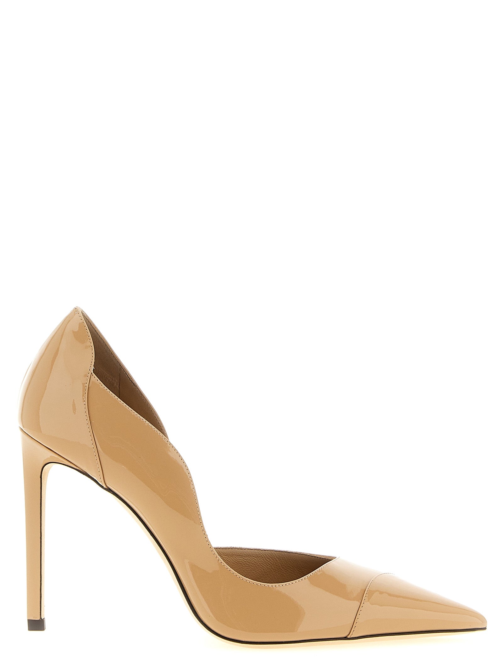 Jimmy Choo Beige Leather High Heel Women's Pumps