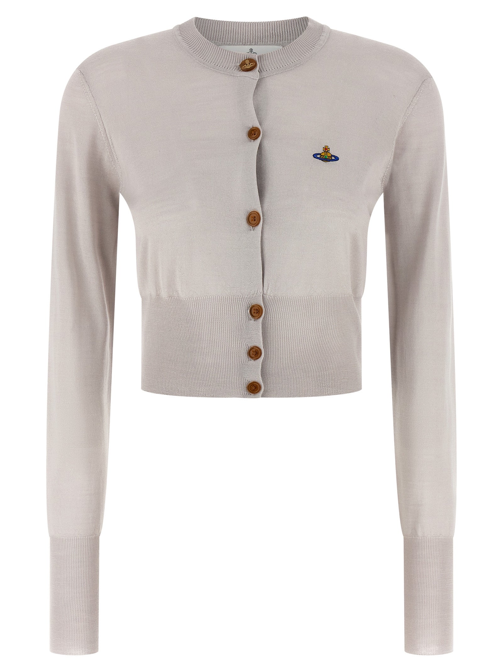 Vivienne Westwood Gray Wool Women's Cardigan