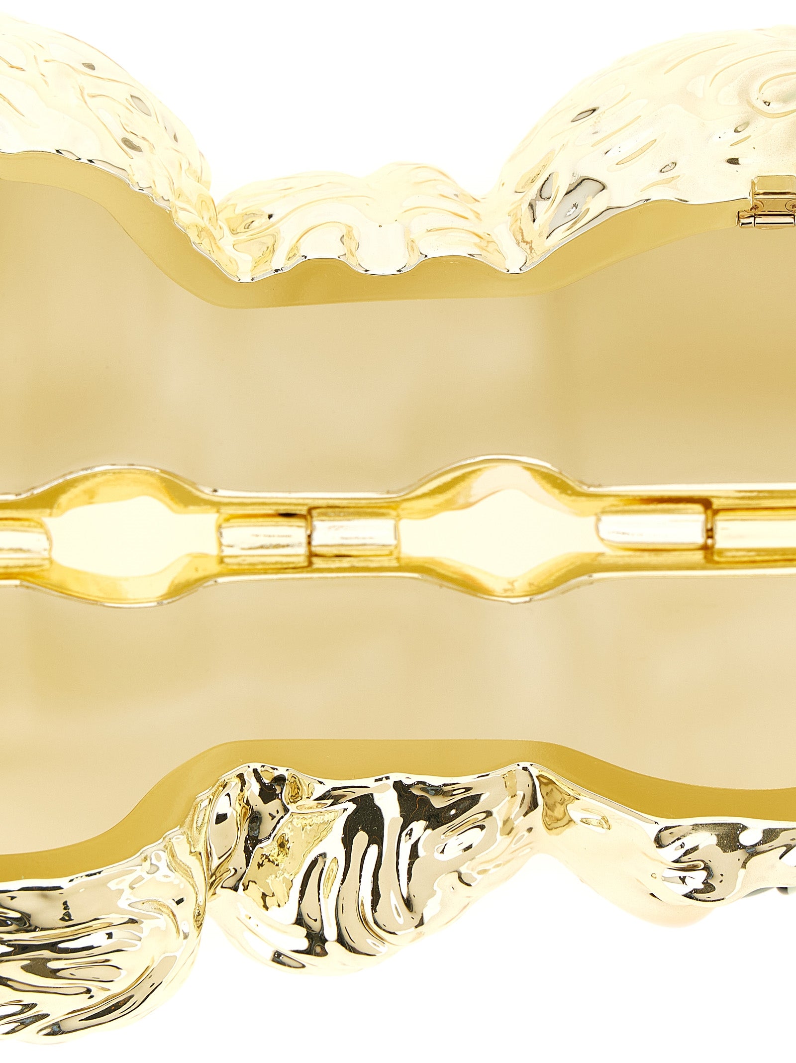 Valentino Garavani Gold Acetate Clutch Women's Bag