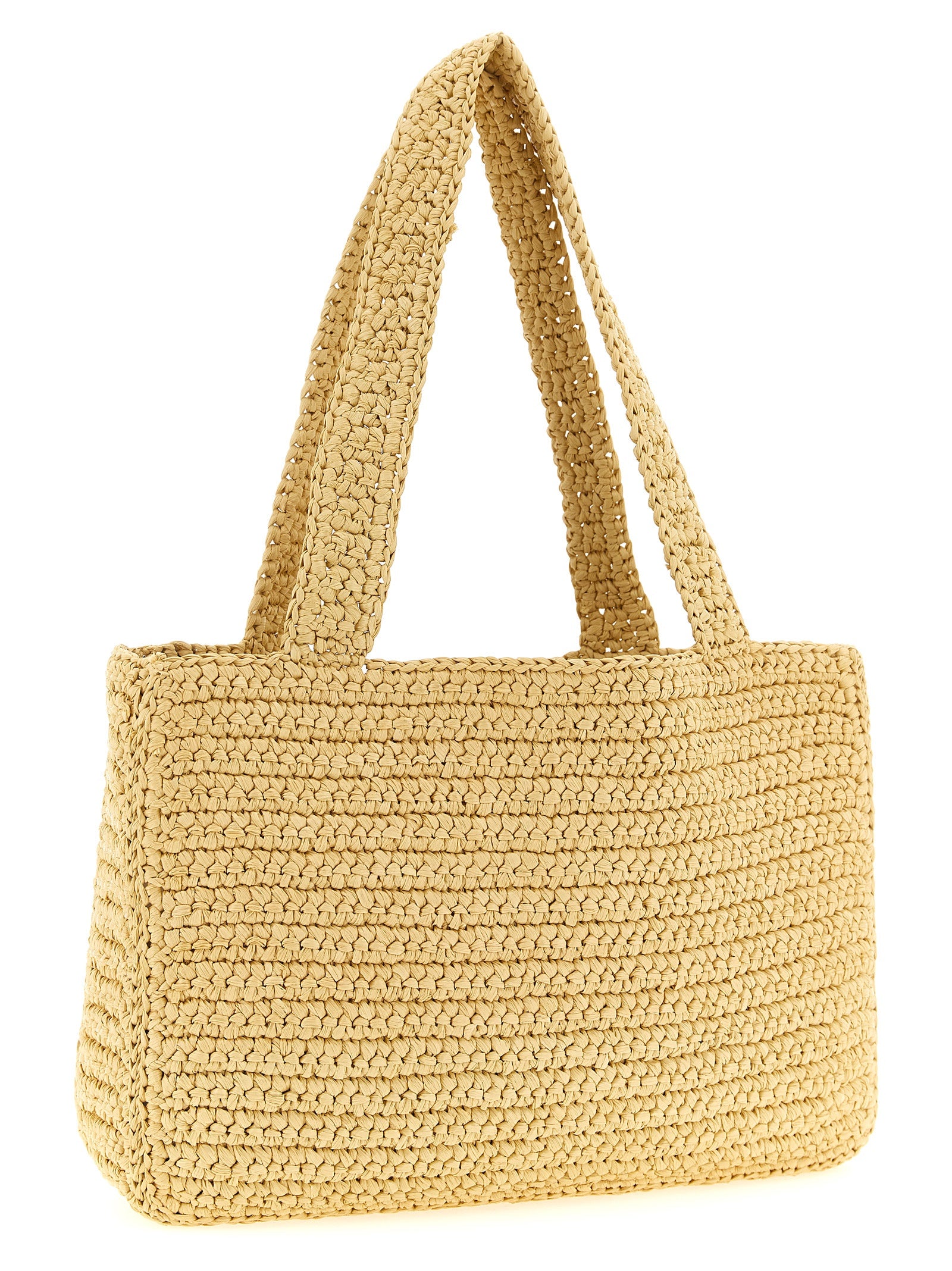 Valentino Garavani Beige Viscose Tote Women's Bag