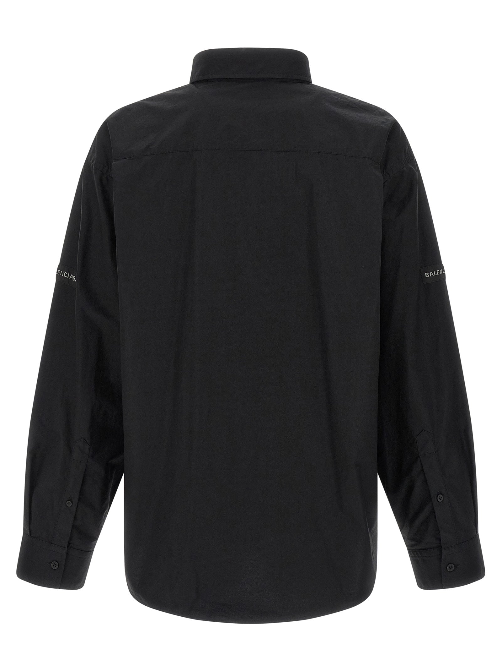 Balenciaga Black Cotton Men's Blouse