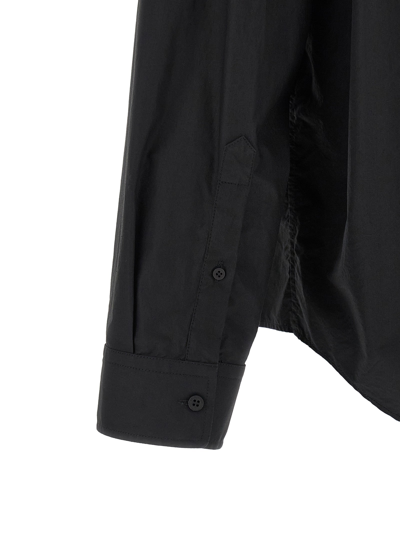 Balenciaga Black Cotton Men's Blouse