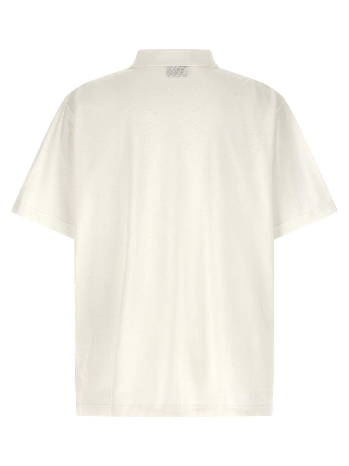 Balenciaga White Cotton Polo Men's Shirt