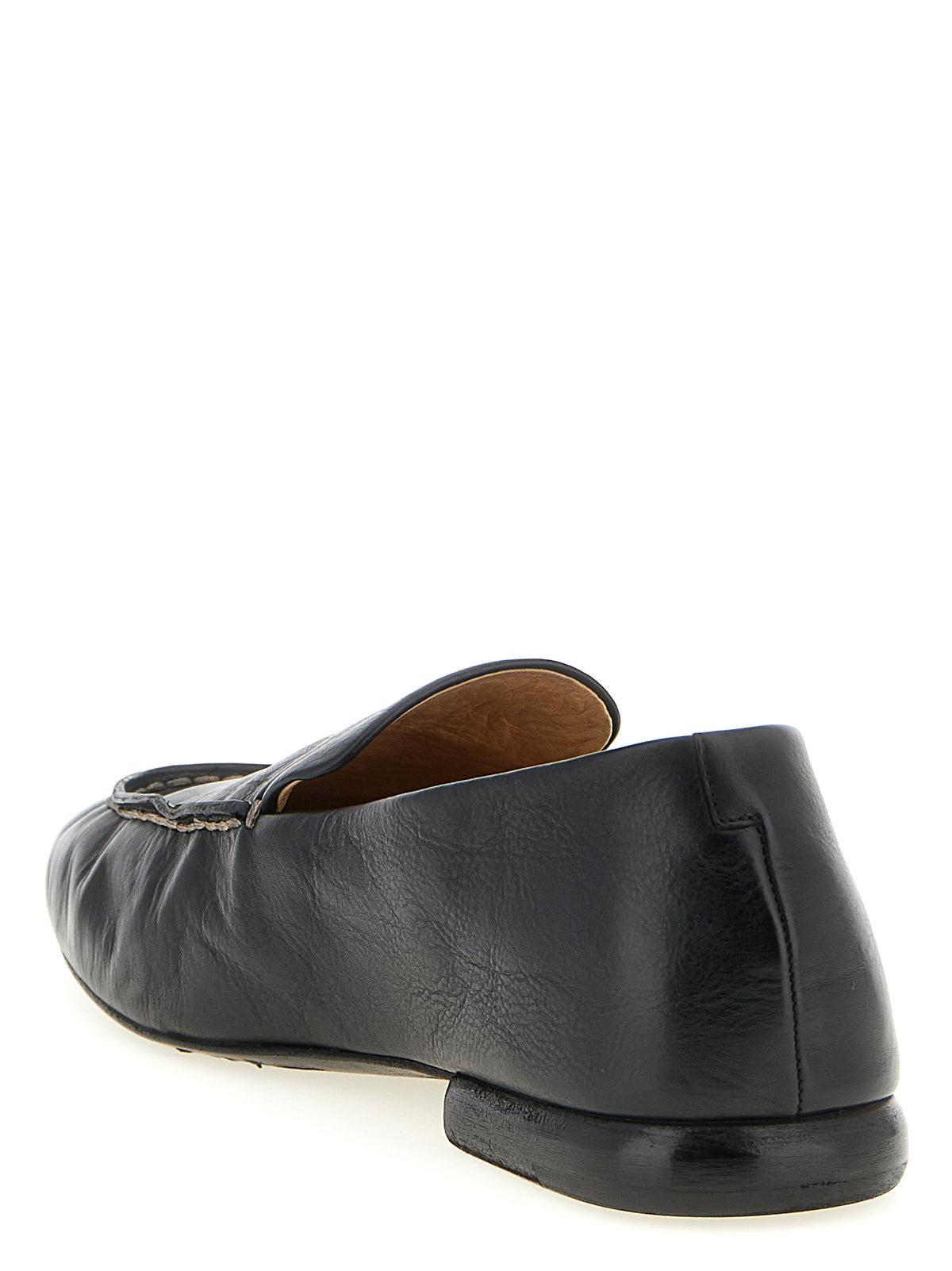 Marsell Black Calfskin Slip-On Men's Loafers