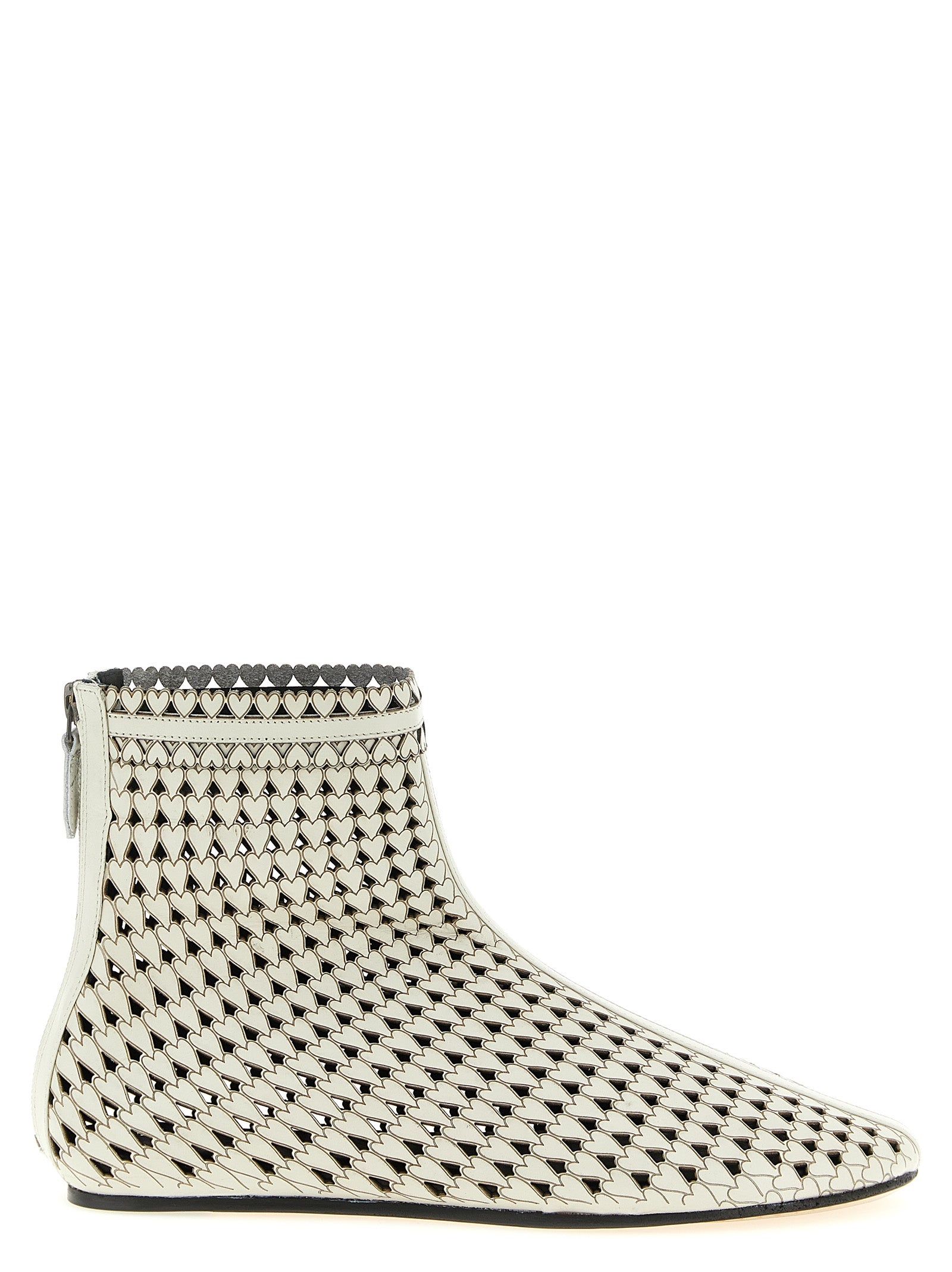 Isabel Marant Beige Calfskin Ankle Women's Boots