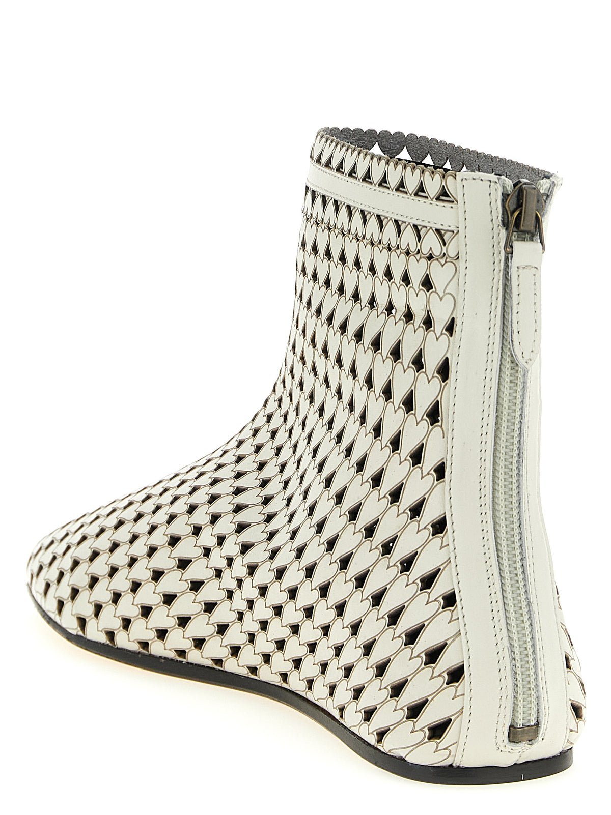 Isabel Marant Beige Calfskin Ankle Women's Boots