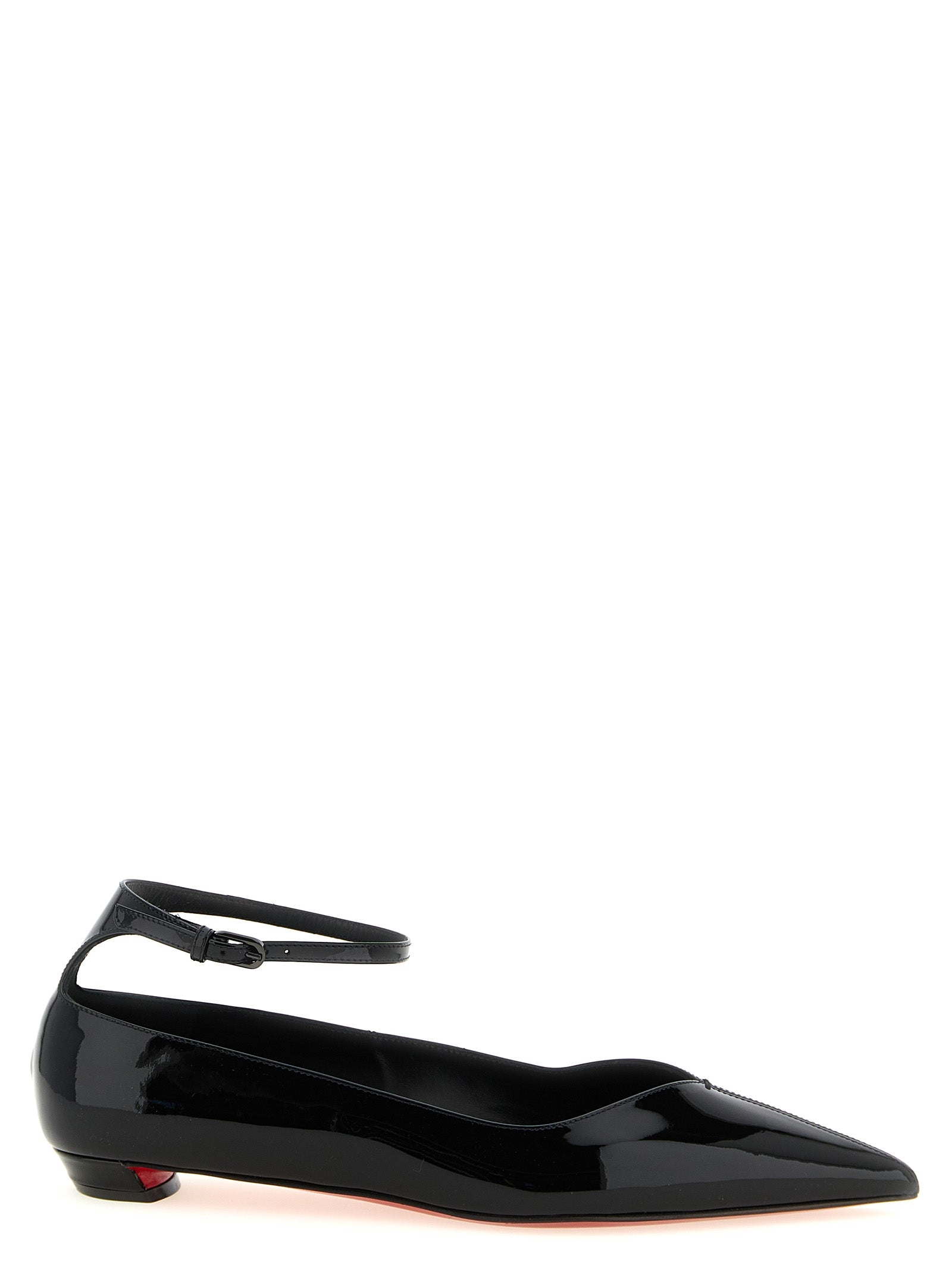 Christian Louboutin Black Calfskin Ballet Women's Flats