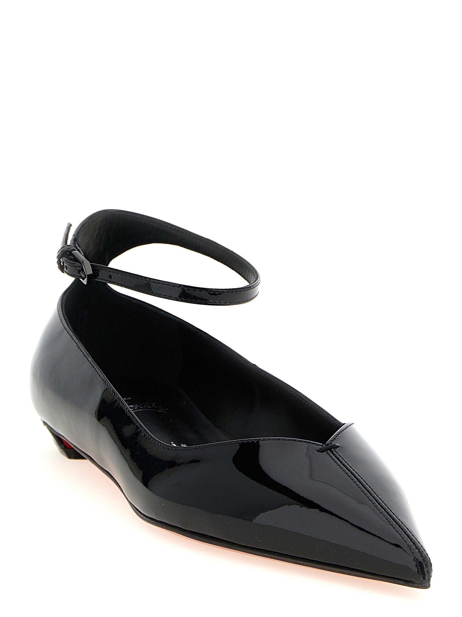 Christian Louboutin Black Calfskin Ballet Women's Flats