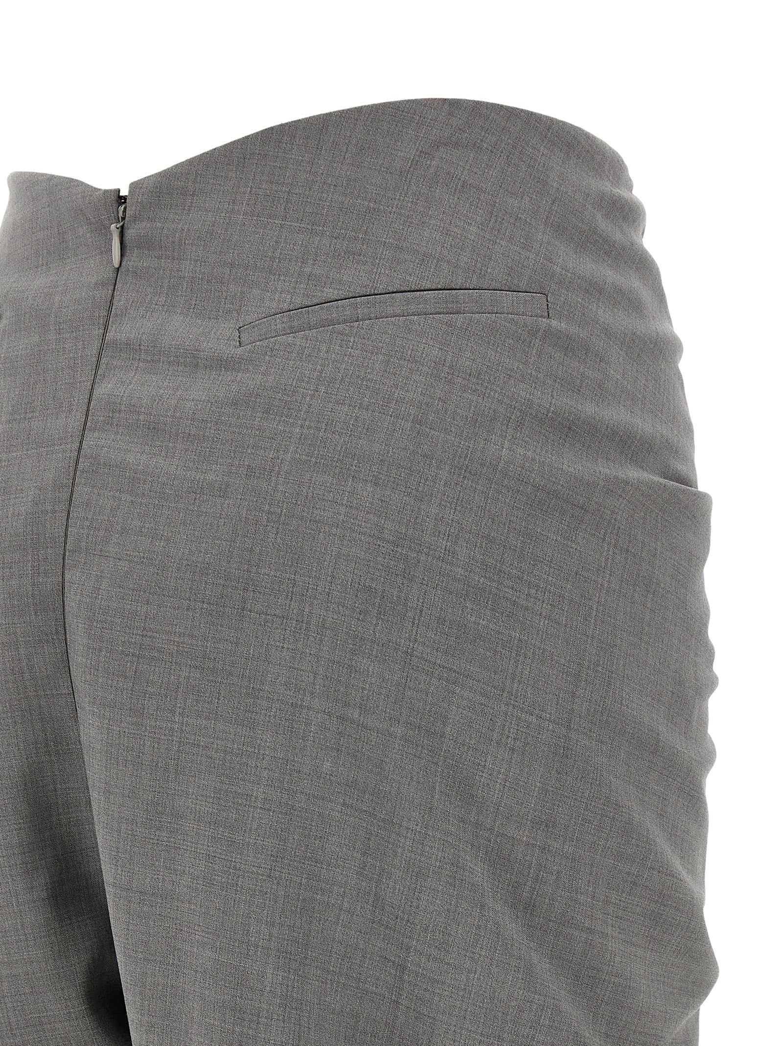Giuseppe Di Morabito Gray Virgin Wool Dress Women's Pants