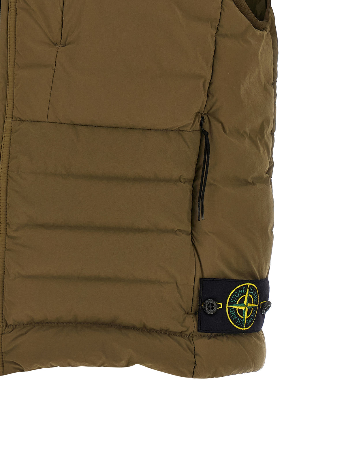 Stone Island Bicolor Polyamide Sleeveless Men's Jacket