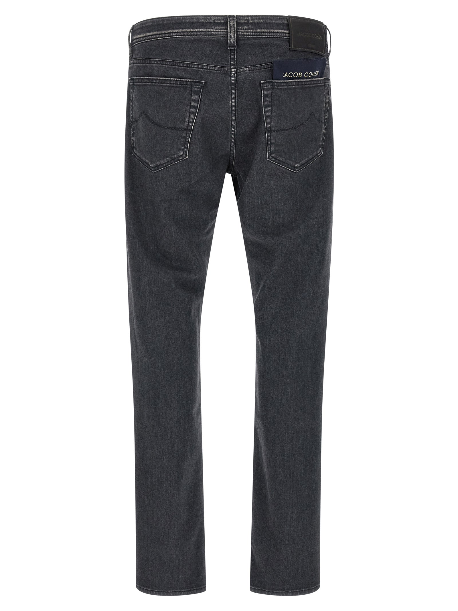 Jacob Cohen Gray Cotton Straight-Leg Men's Jeans