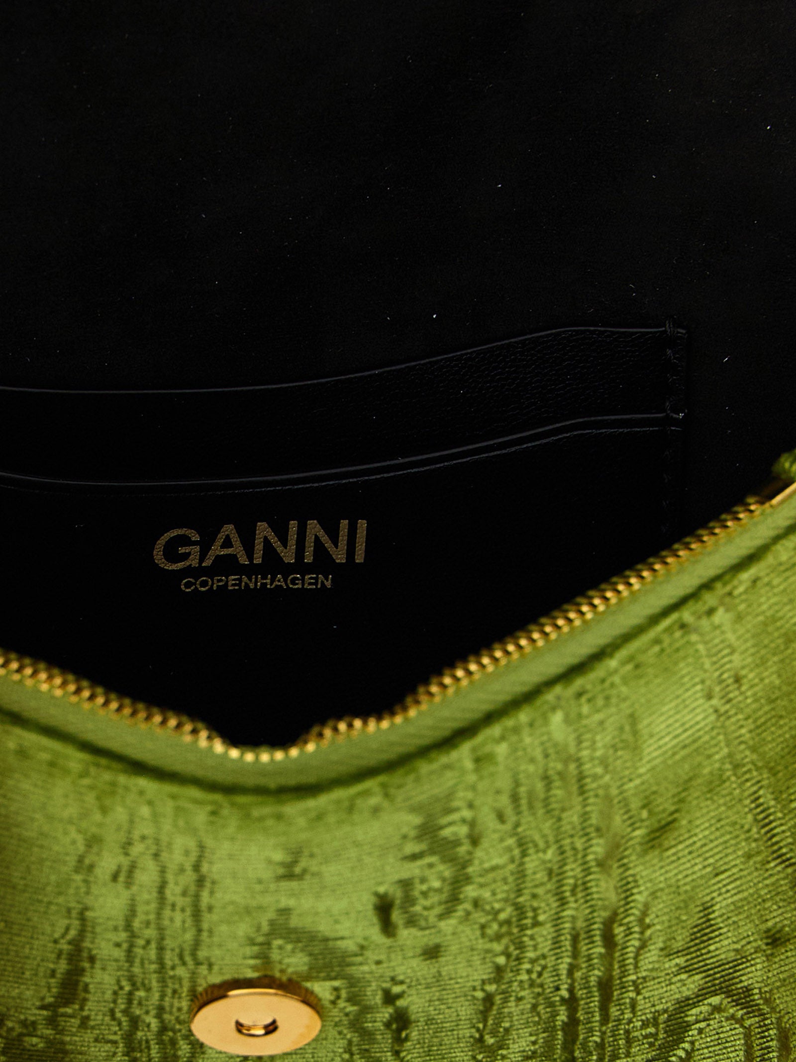 Ganni Bicolor Polyester Women's Cardholder