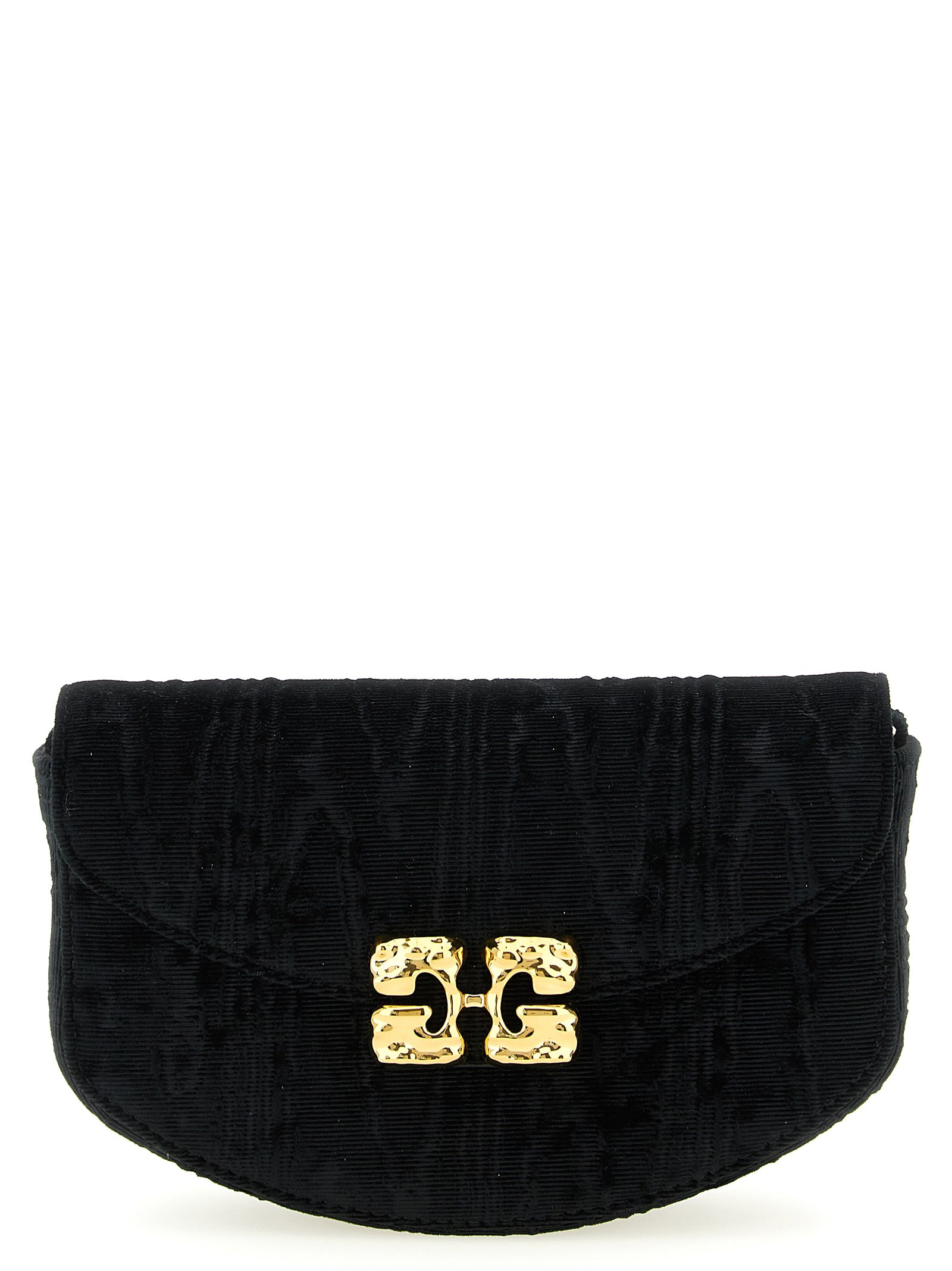 Ganni Black Polyester Women's Cardholder