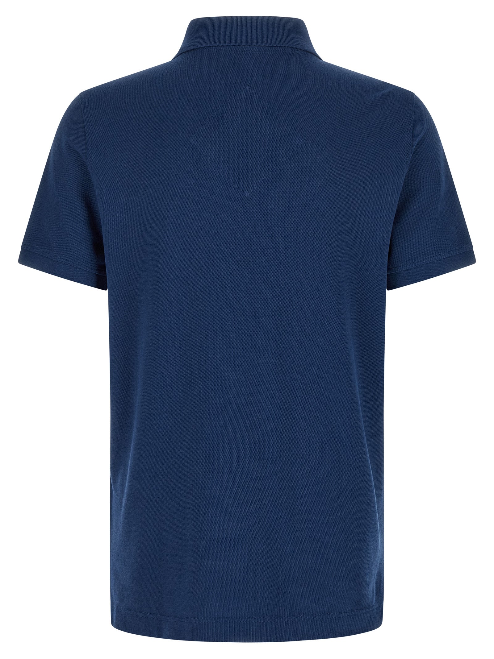 Canada Goose Blue Cotton Polo Men's Shirt