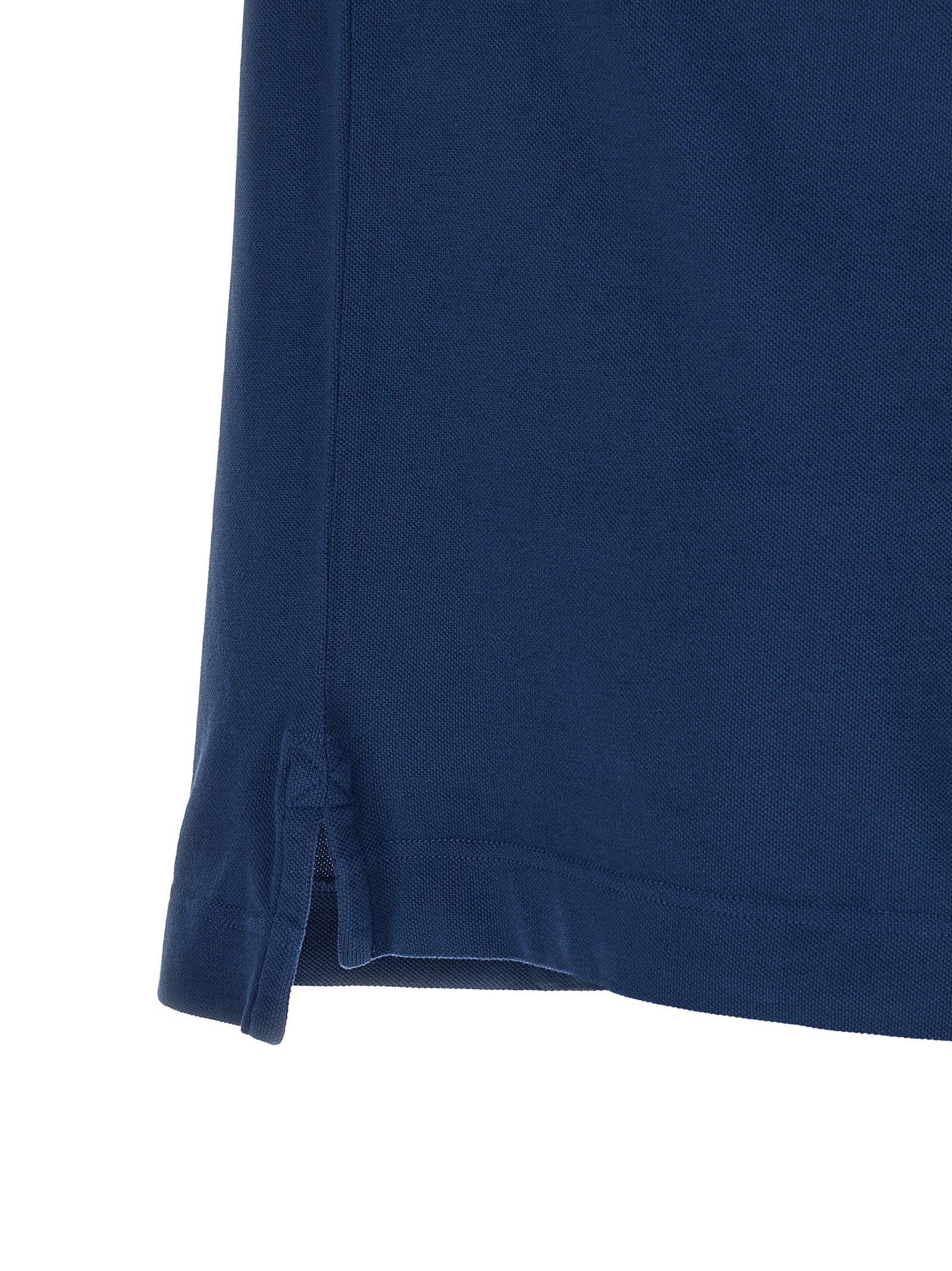 Canada Goose Blue Cotton Polo Men's Shirt