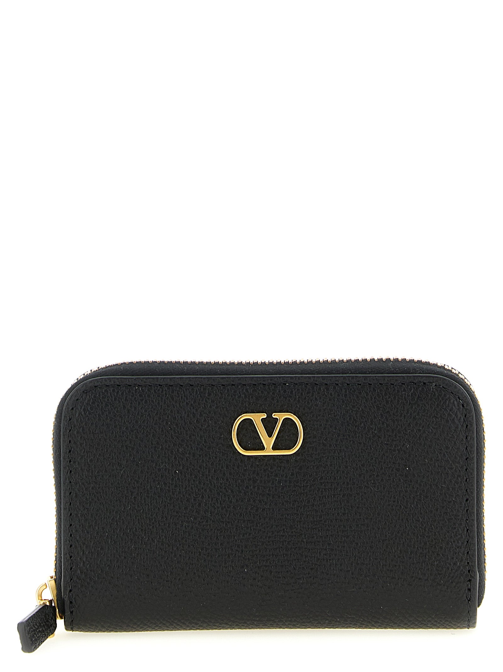 Valentino Garavani Black Calfskin Women's Cardholder