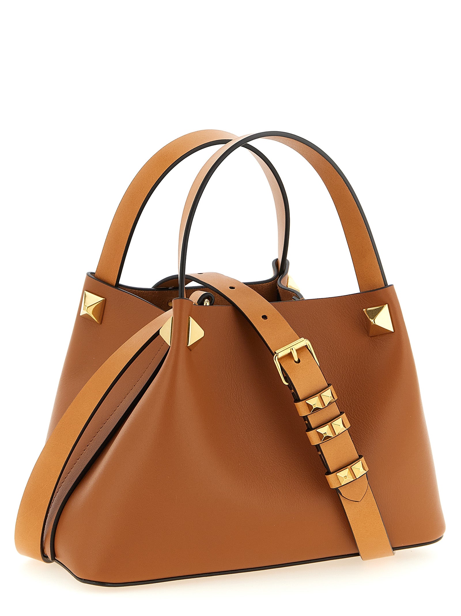 Valentino Garavani Brown Calfskin Tote Women's Bag