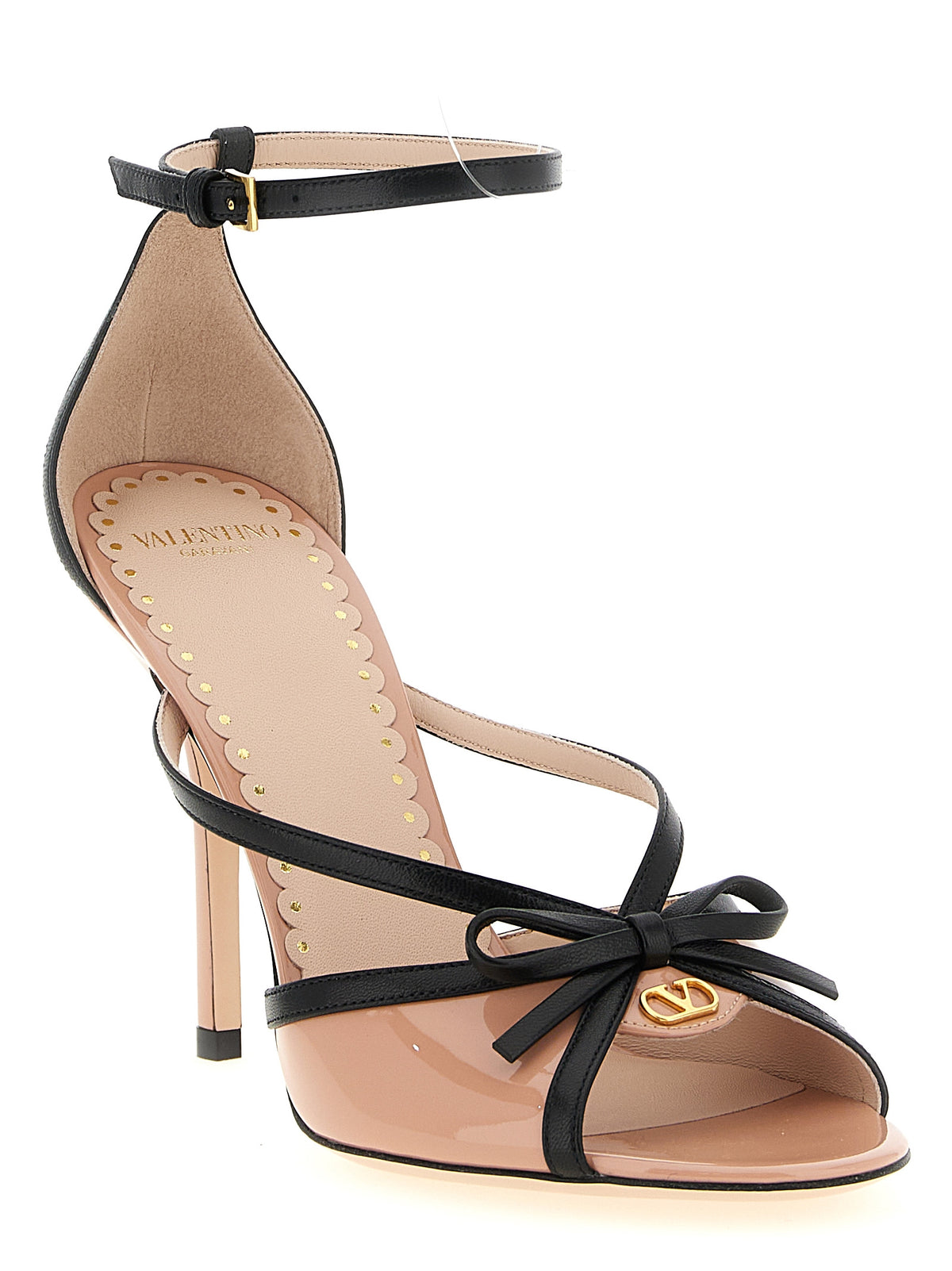 Valentino Garavani Multicolor Calfskin Stiletto Heel Women's Sandals