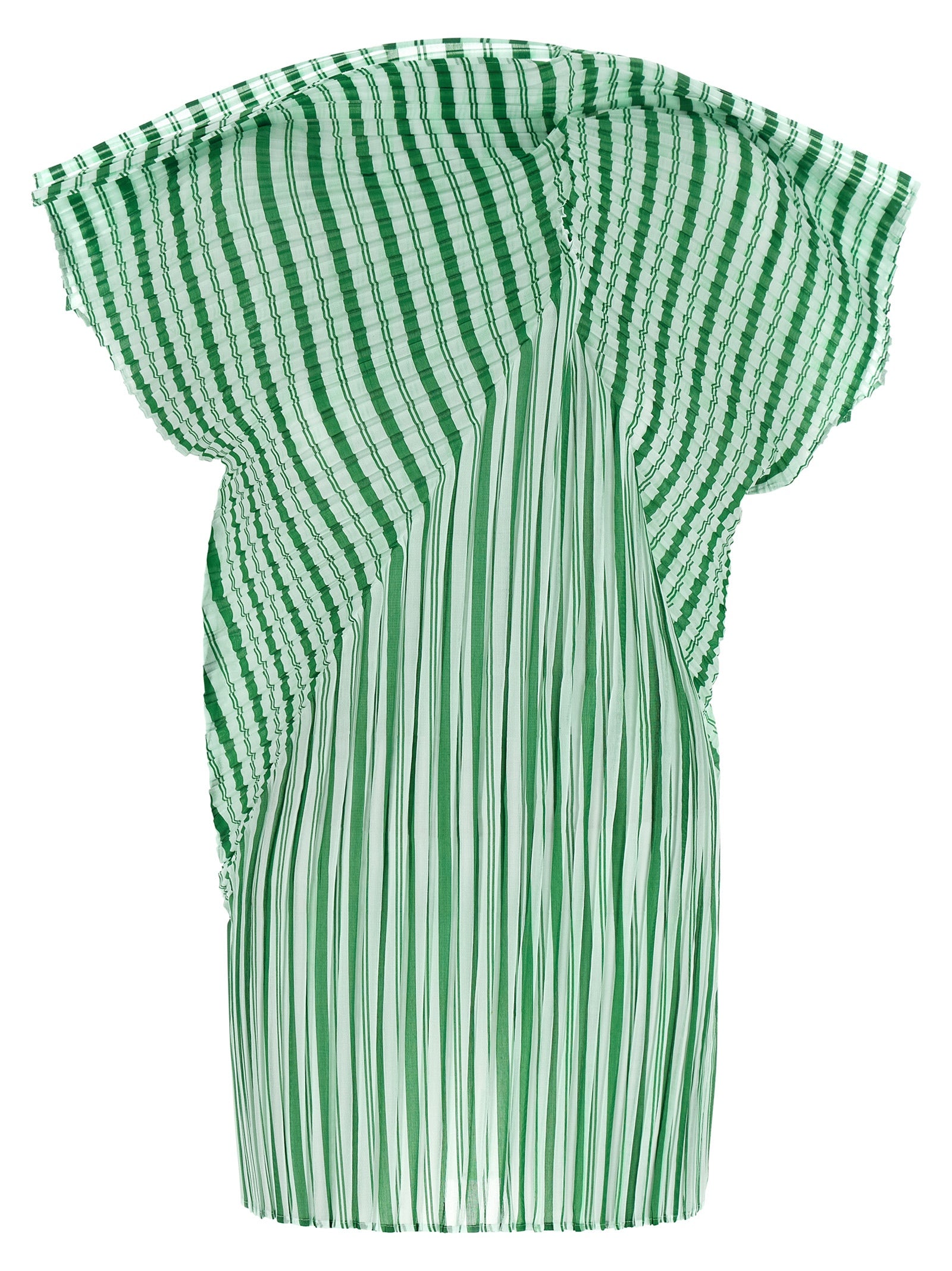 Issey Miyake Bicolor Polyester Pattern Women's Shirt