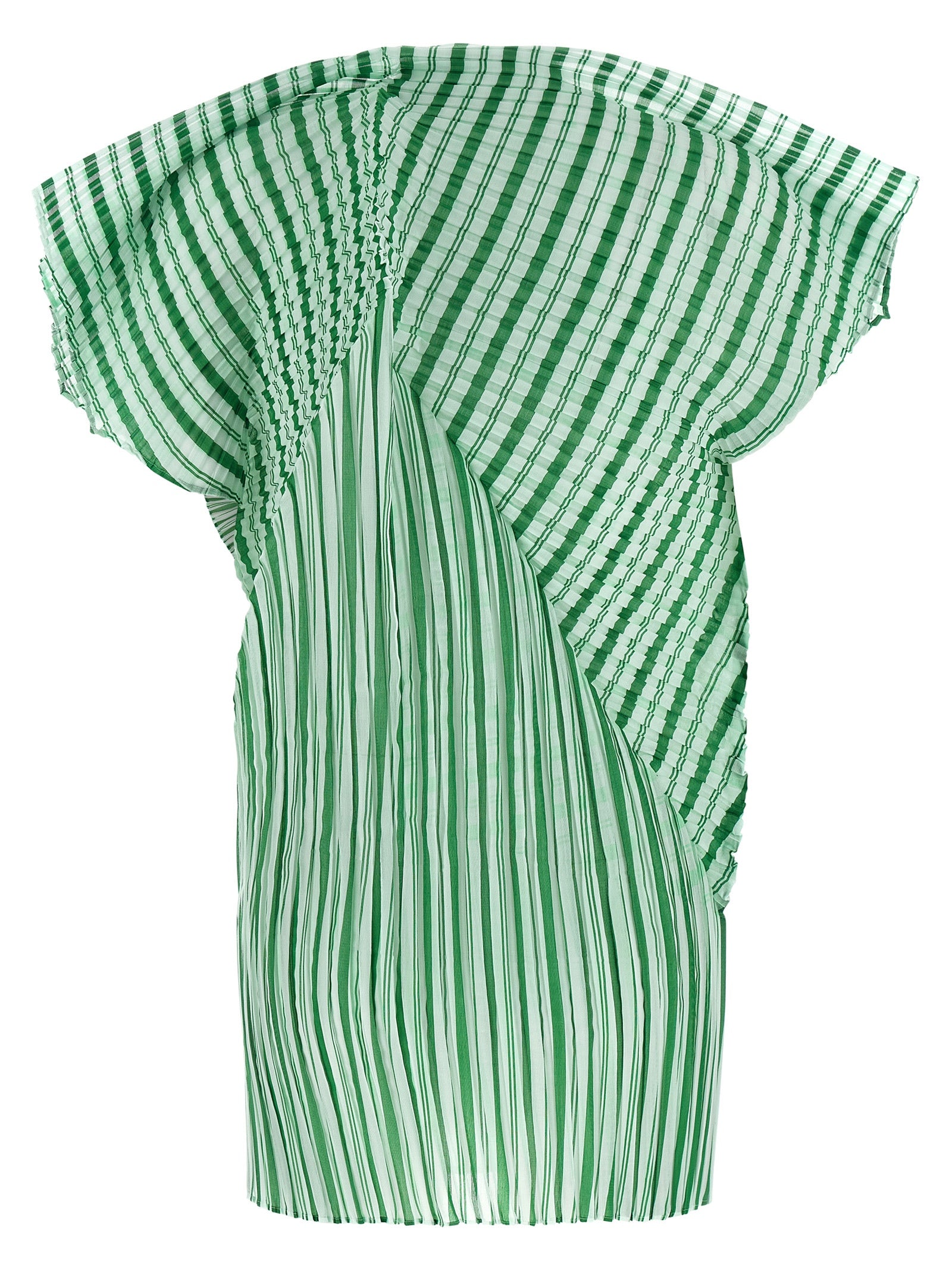 Issey Miyake Bicolor Polyester Pattern Women's Shirt